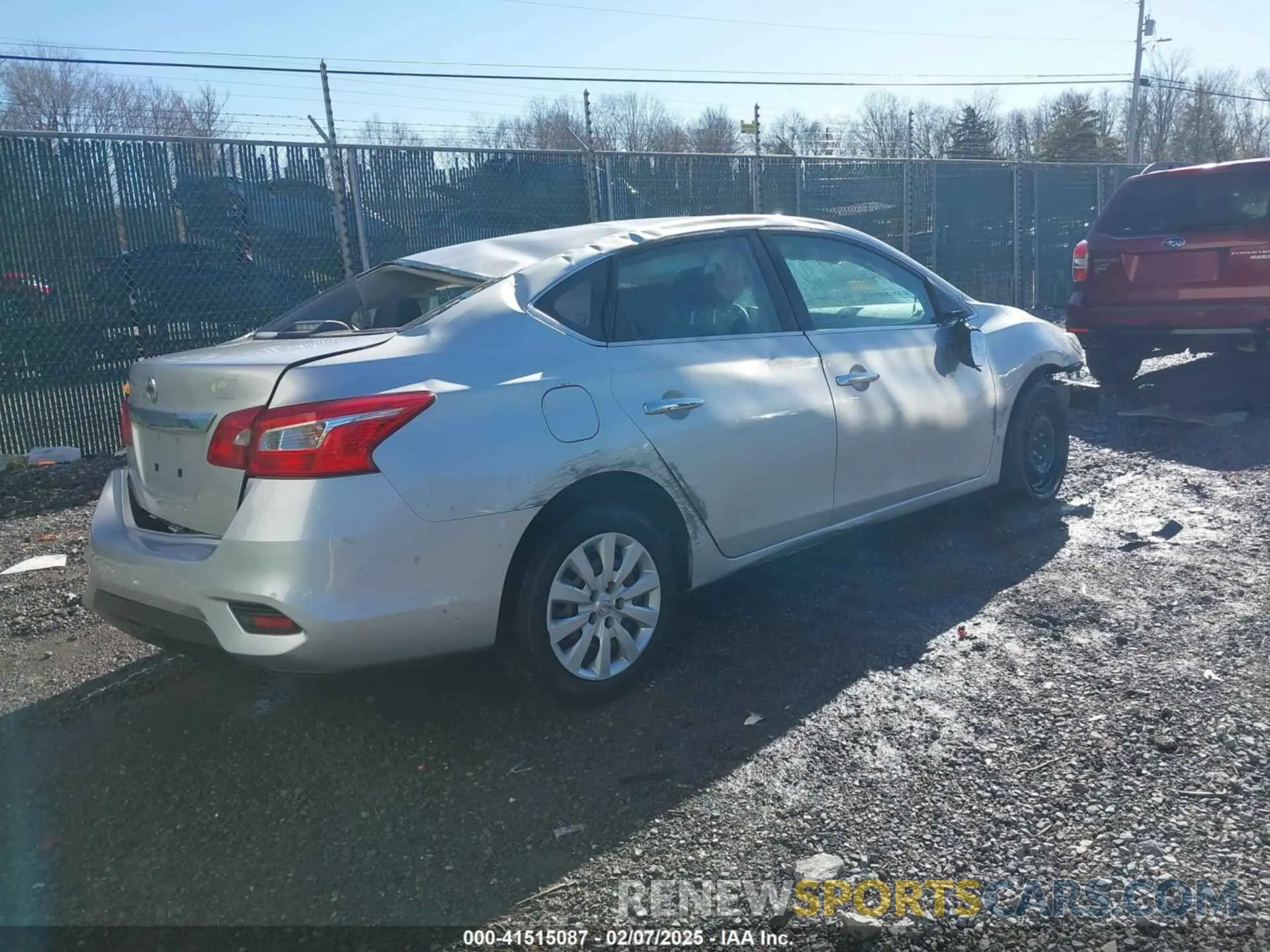 4 Photograph of a damaged car 3N1AB7AP0KY319137 NISSAN SENTRA 2019