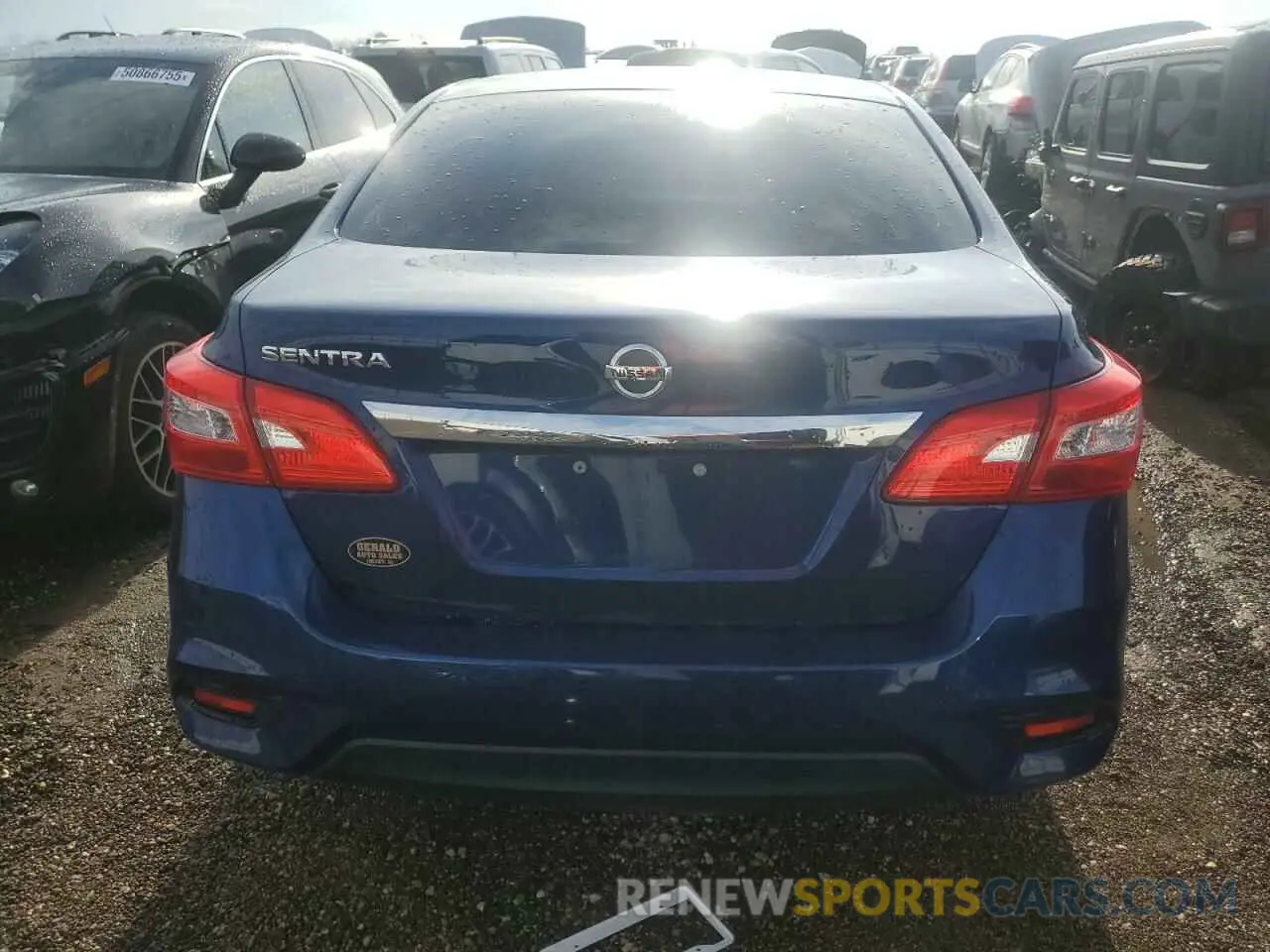 6 Photograph of a damaged car 3N1AB7AP0KY323981 NISSAN SENTRA 2019