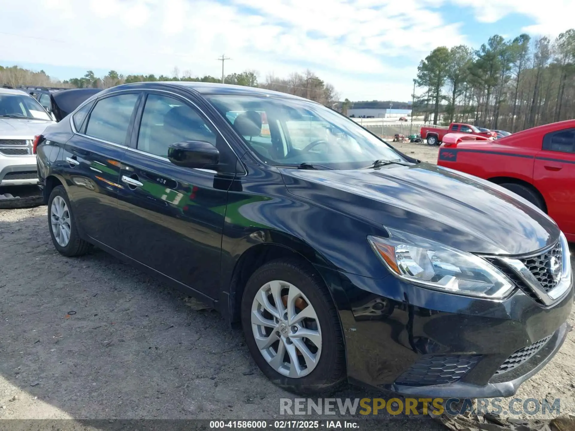 1 Photograph of a damaged car 3N1AB7AP0KY324144 NISSAN SENTRA 2019
