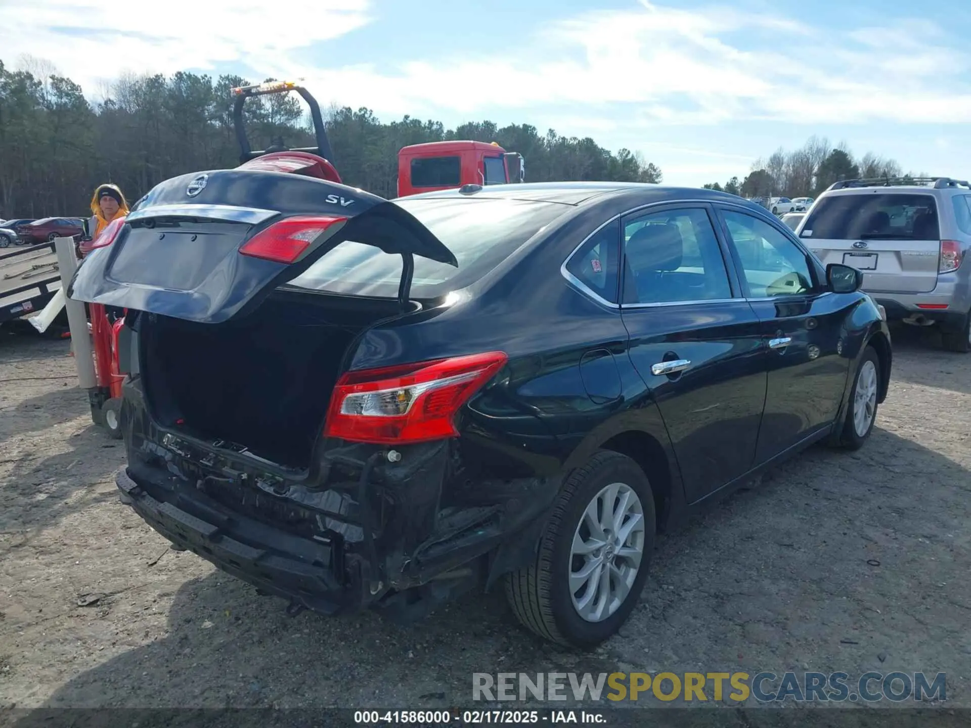 4 Photograph of a damaged car 3N1AB7AP0KY324144 NISSAN SENTRA 2019