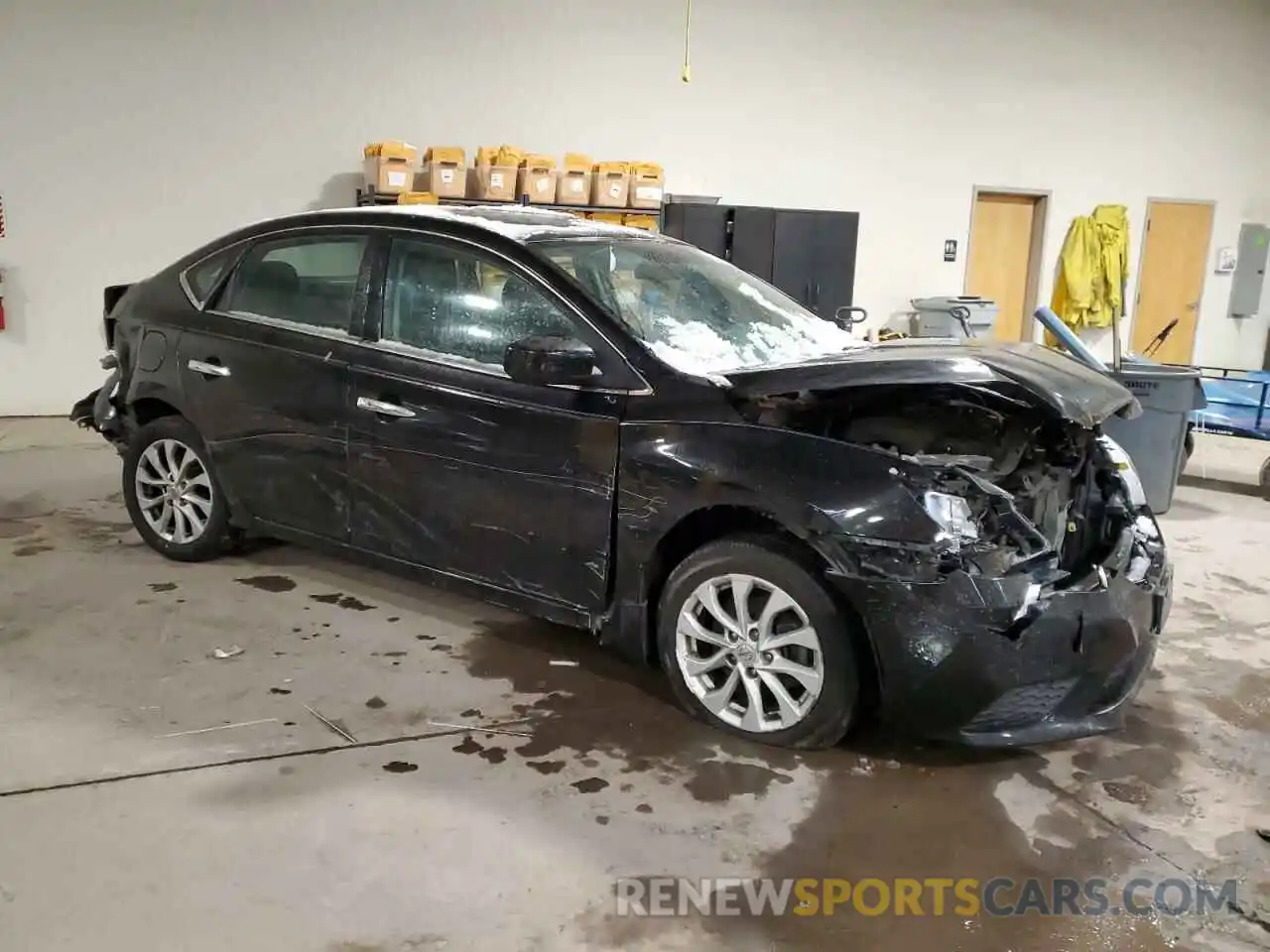 4 Photograph of a damaged car 3N1AB7AP0KY325374 NISSAN SENTRA 2019