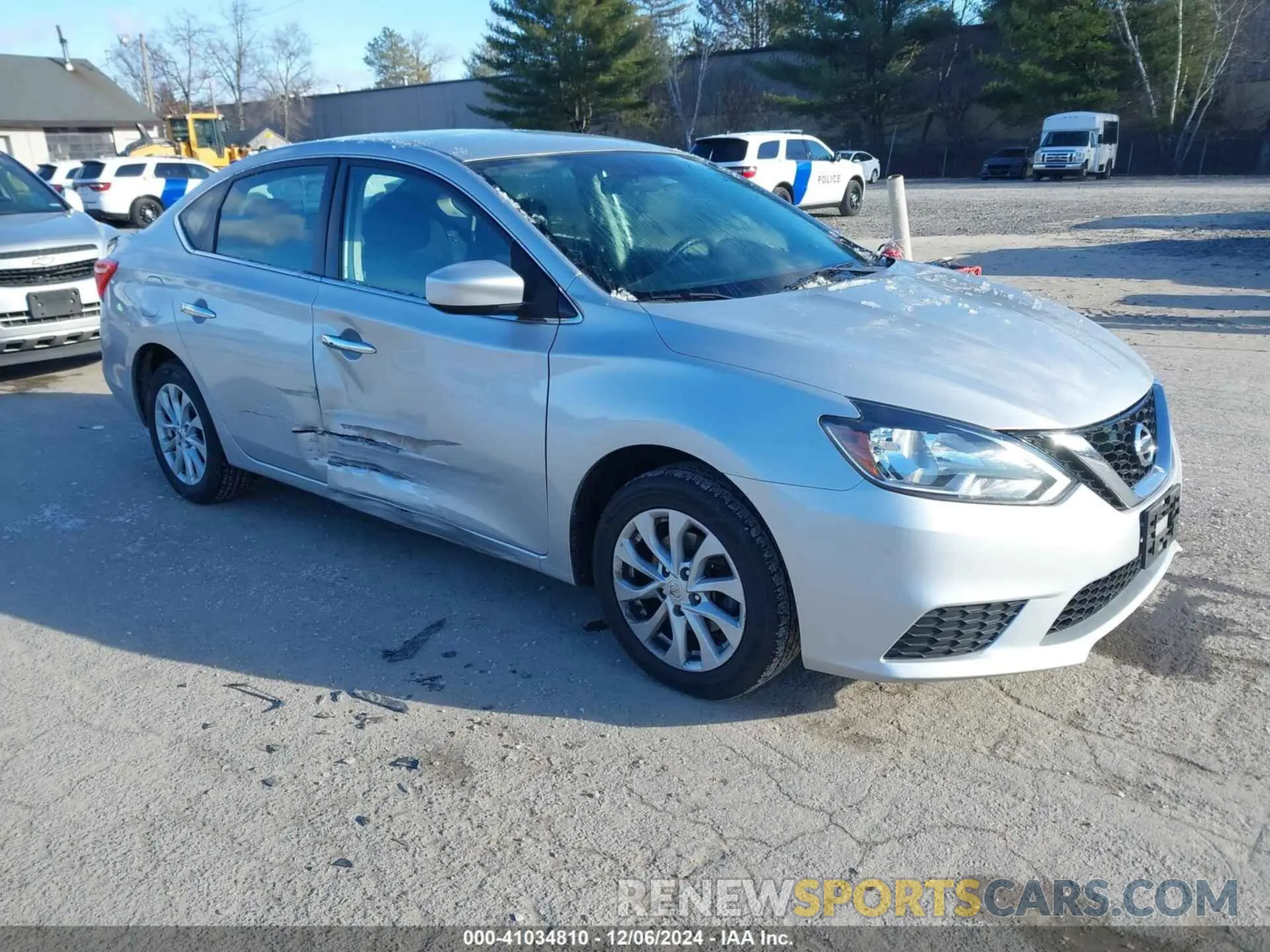 1 Photograph of a damaged car 3N1AB7AP0KY328825 NISSAN SENTRA 2019