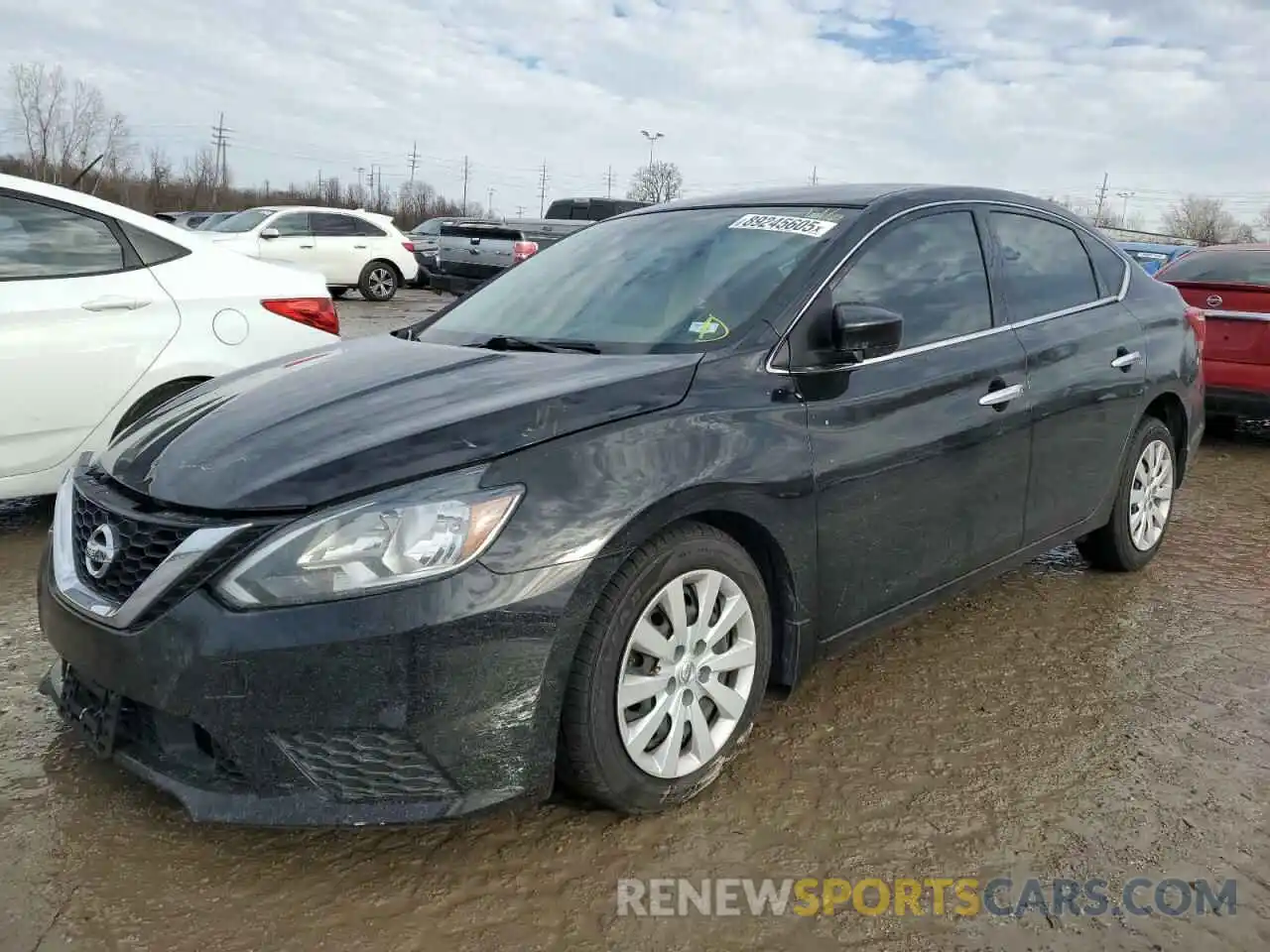 1 Photograph of a damaged car 3N1AB7AP0KY333992 NISSAN SENTRA 2019