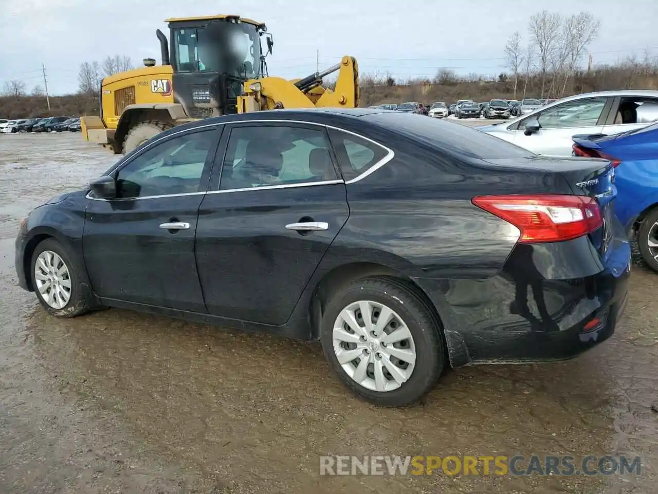 2 Photograph of a damaged car 3N1AB7AP0KY333992 NISSAN SENTRA 2019