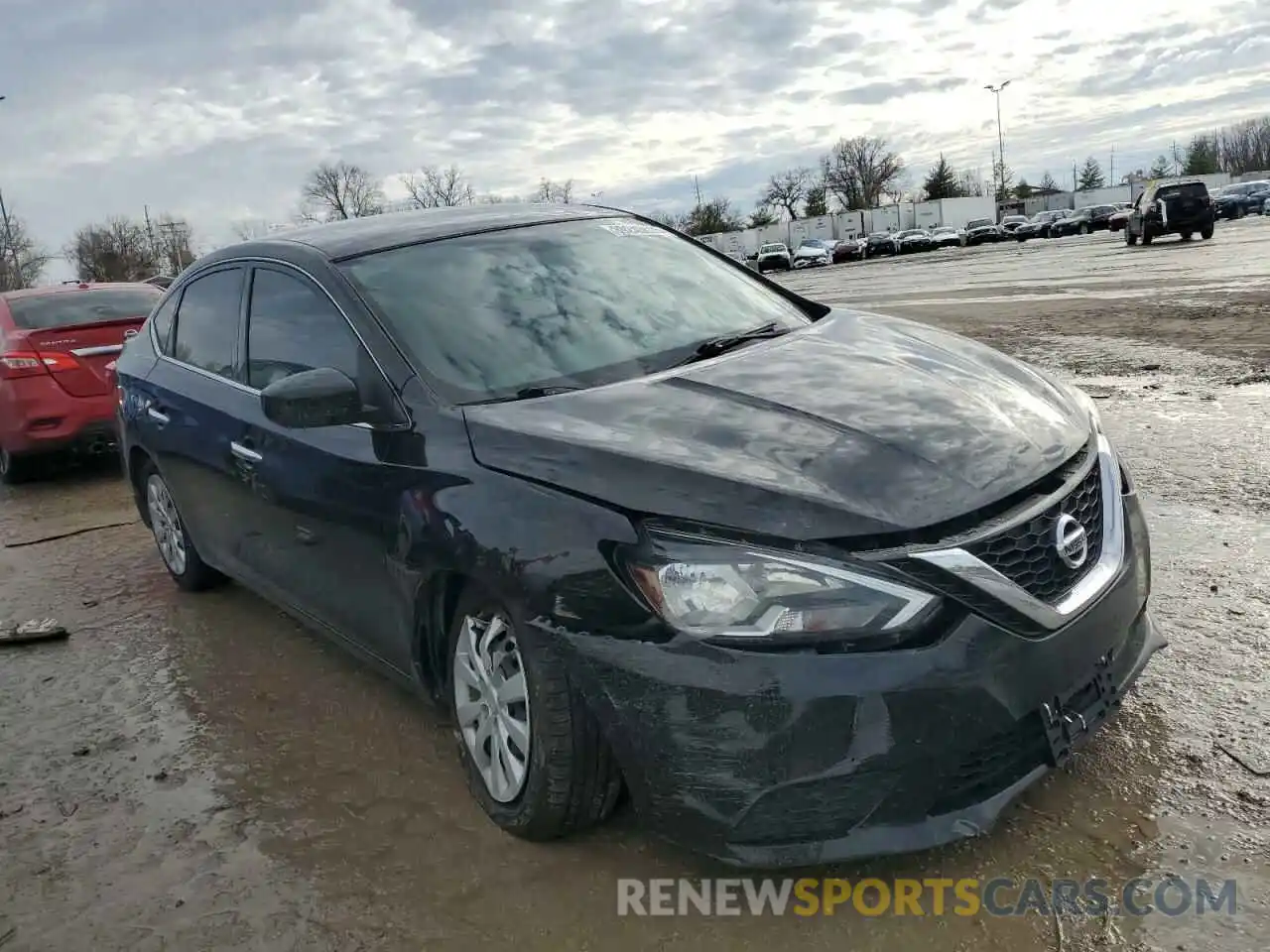 4 Photograph of a damaged car 3N1AB7AP0KY333992 NISSAN SENTRA 2019