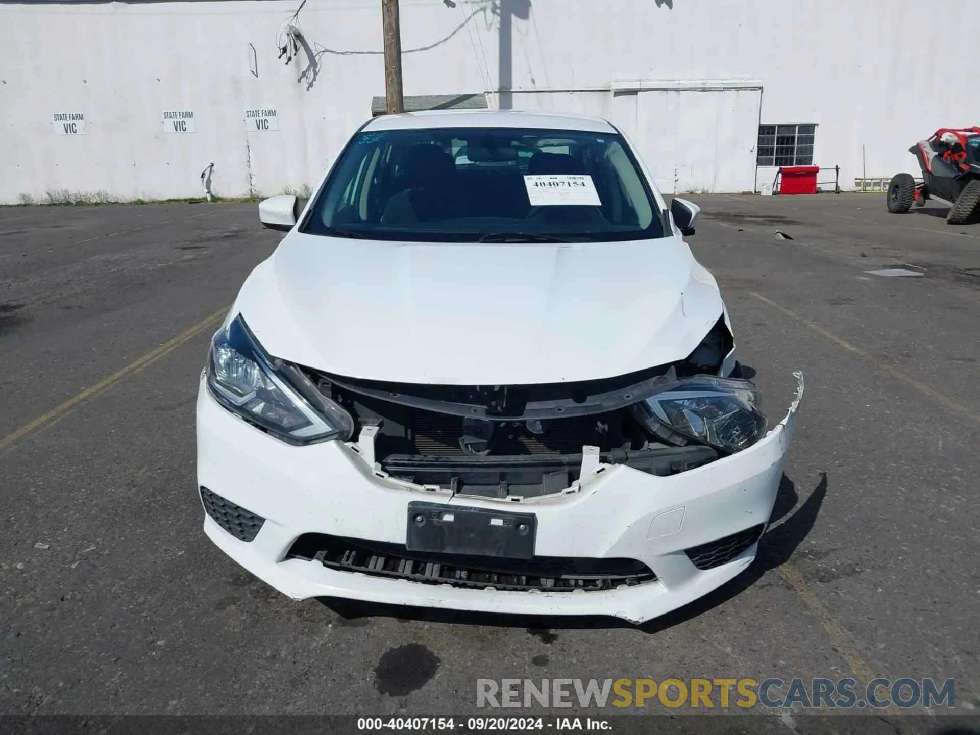 12 Photograph of a damaged car 3N1AB7AP0KY335919 NISSAN SENTRA 2019