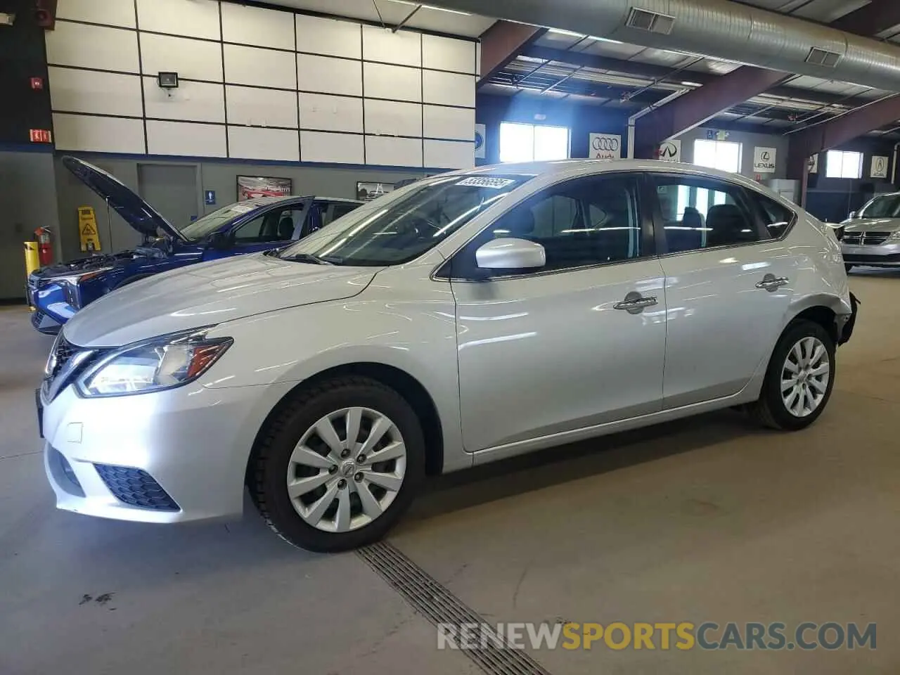 1 Photograph of a damaged car 3N1AB7AP0KY339890 NISSAN SENTRA 2019