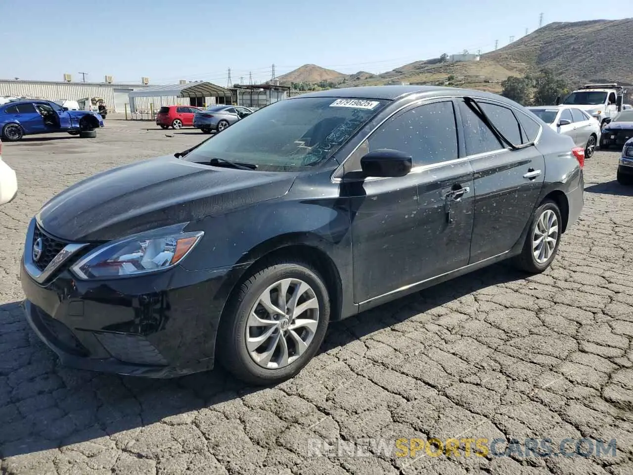 1 Photograph of a damaged car 3N1AB7AP0KY344894 NISSAN SENTRA 2019