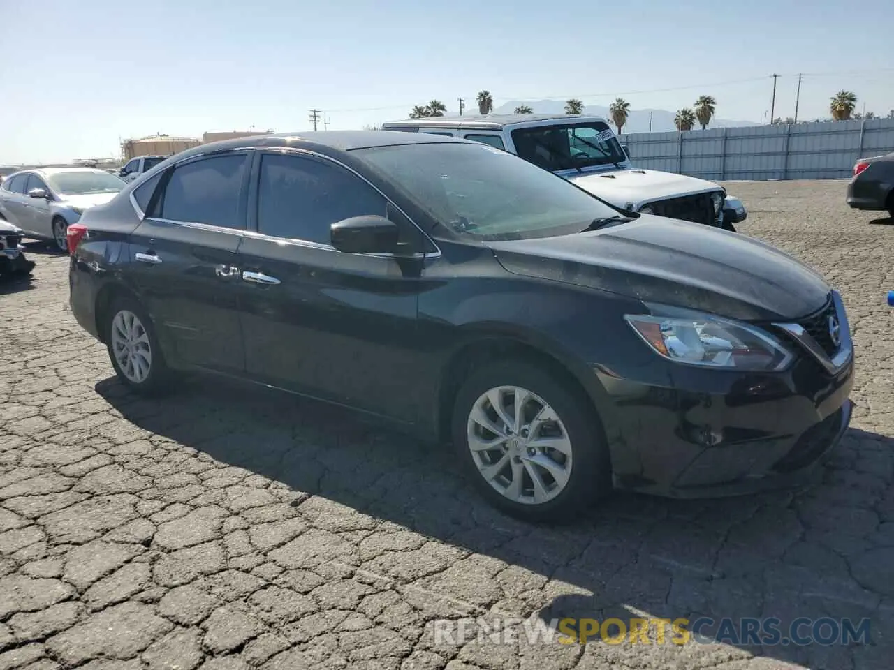4 Photograph of a damaged car 3N1AB7AP0KY344894 NISSAN SENTRA 2019