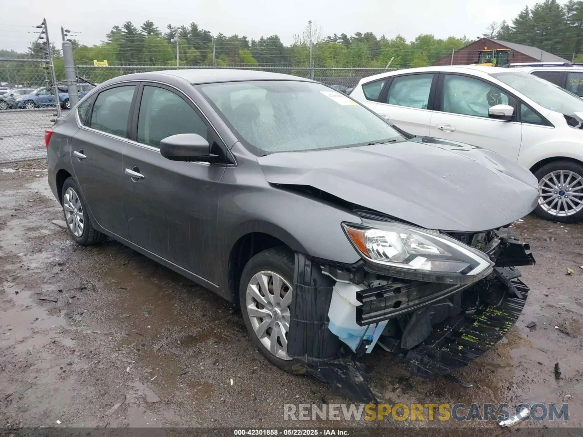 1 Photograph of a damaged car 3N1AB7AP0KY350761 NISSAN SENTRA 2019