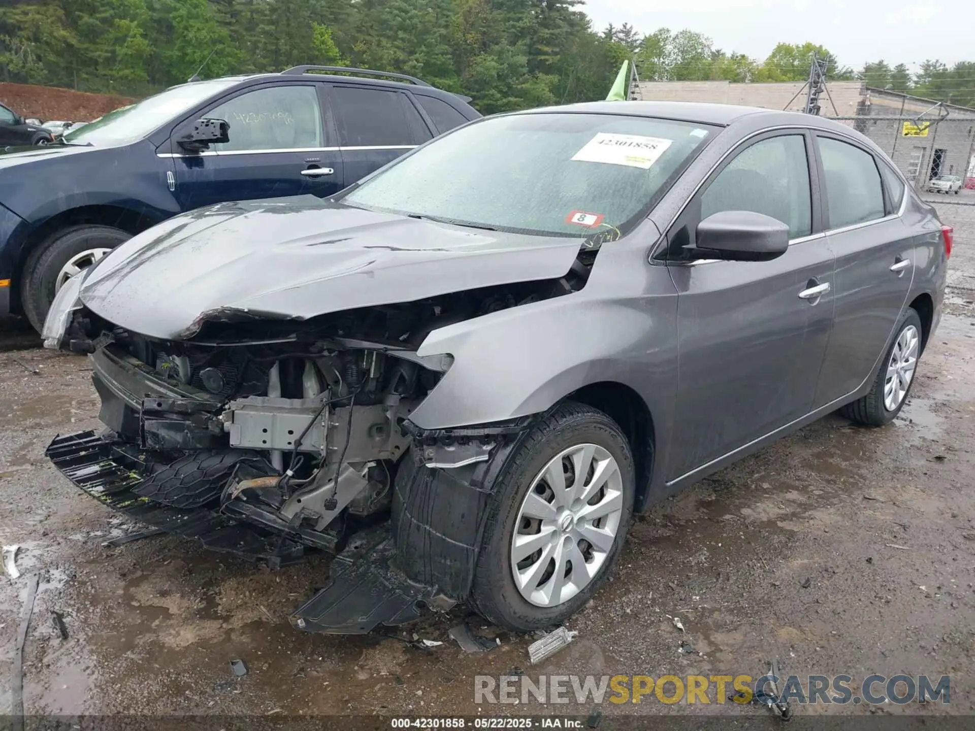 2 Photograph of a damaged car 3N1AB7AP0KY350761 NISSAN SENTRA 2019