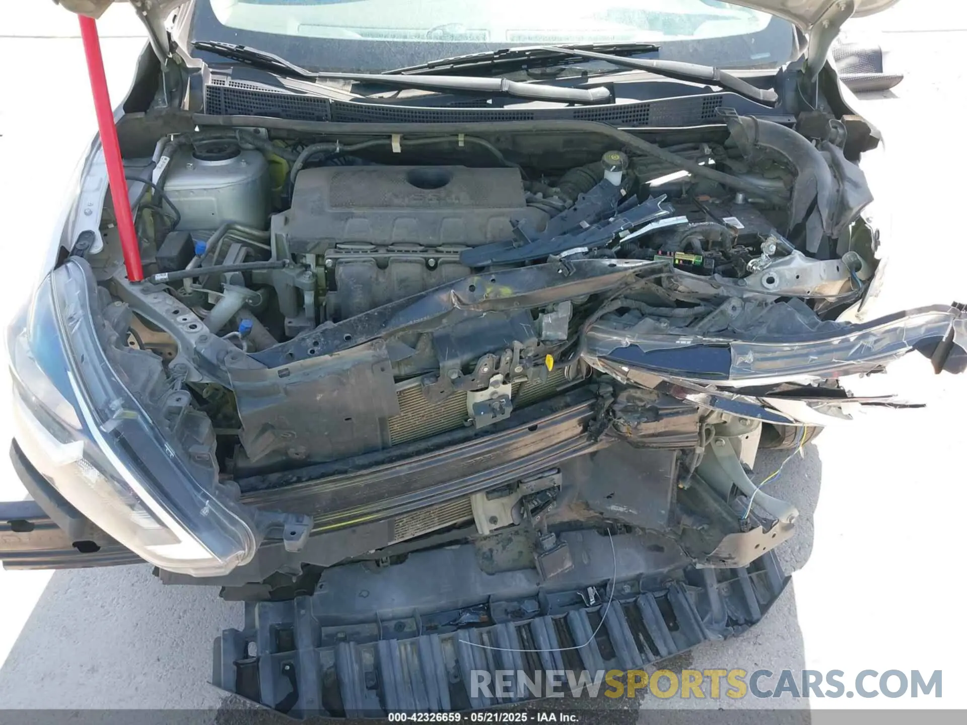 10 Photograph of a damaged car 3N1AB7AP0KY354101 NISSAN SENTRA 2019