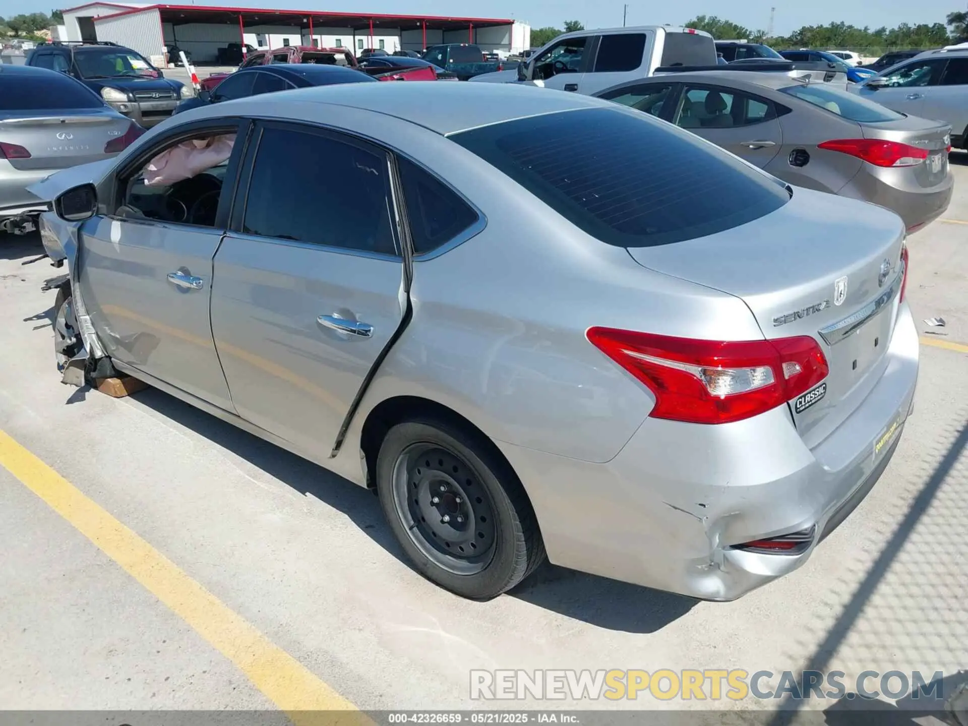 3 Photograph of a damaged car 3N1AB7AP0KY354101 NISSAN SENTRA 2019