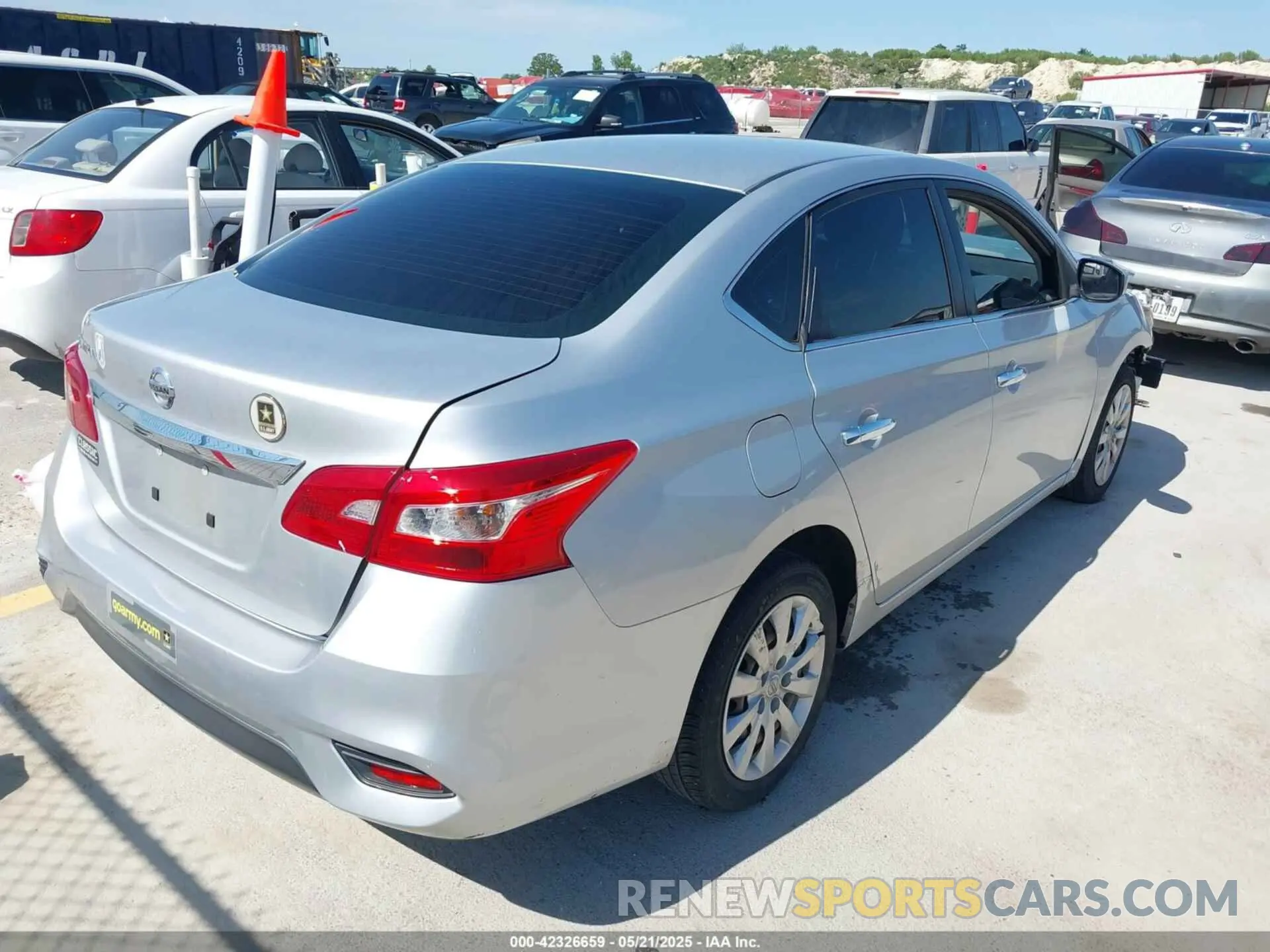 4 Photograph of a damaged car 3N1AB7AP0KY354101 NISSAN SENTRA 2019