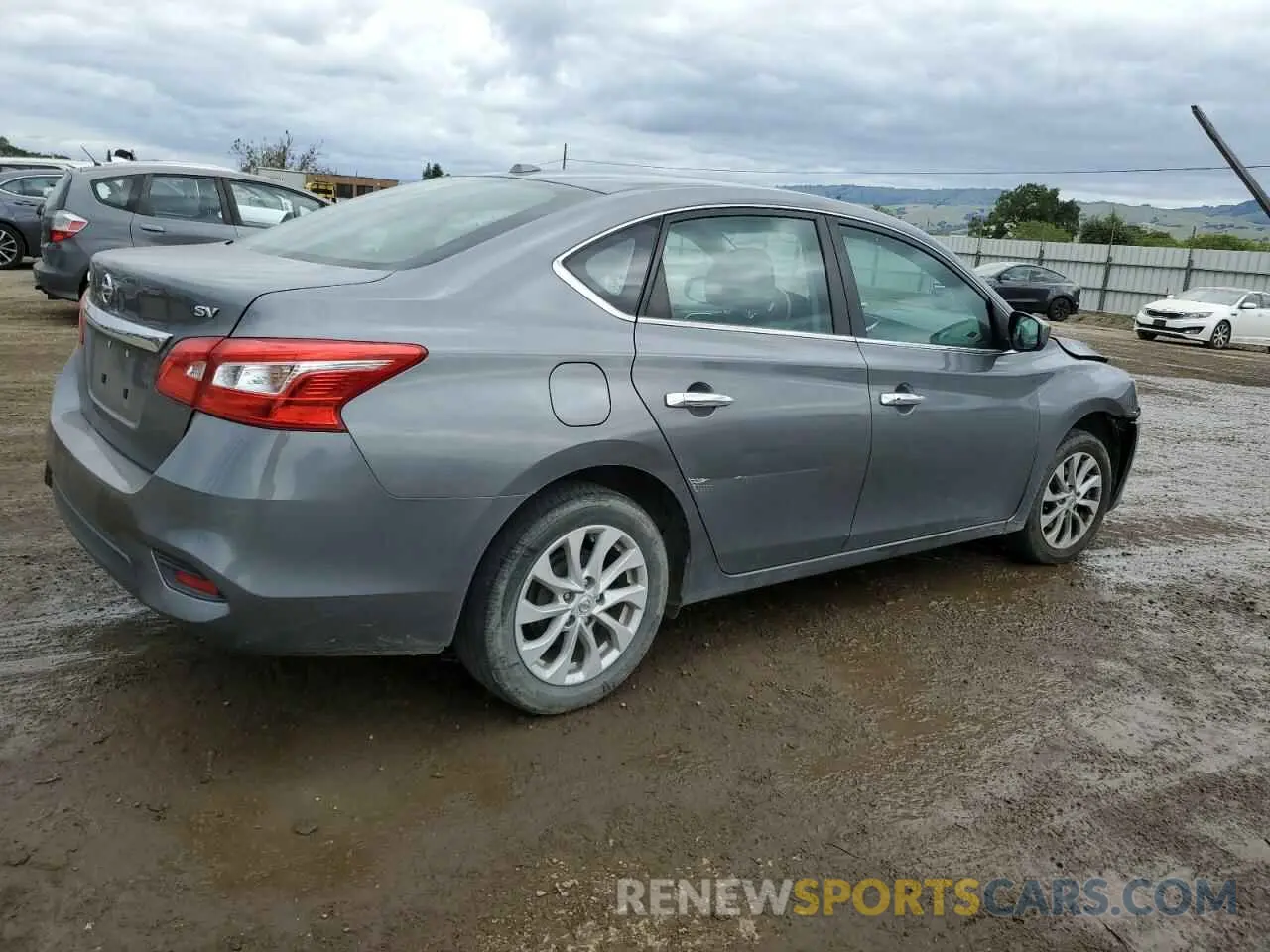 3 Photograph of a damaged car 3N1AB7AP0KY354552 NISSAN SENTRA 2019