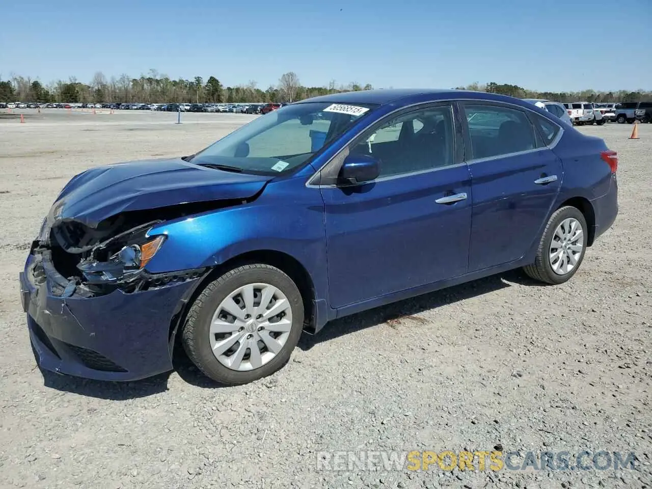 1 Photograph of a damaged car 3N1AB7AP0KY359394 NISSAN SENTRA 2019