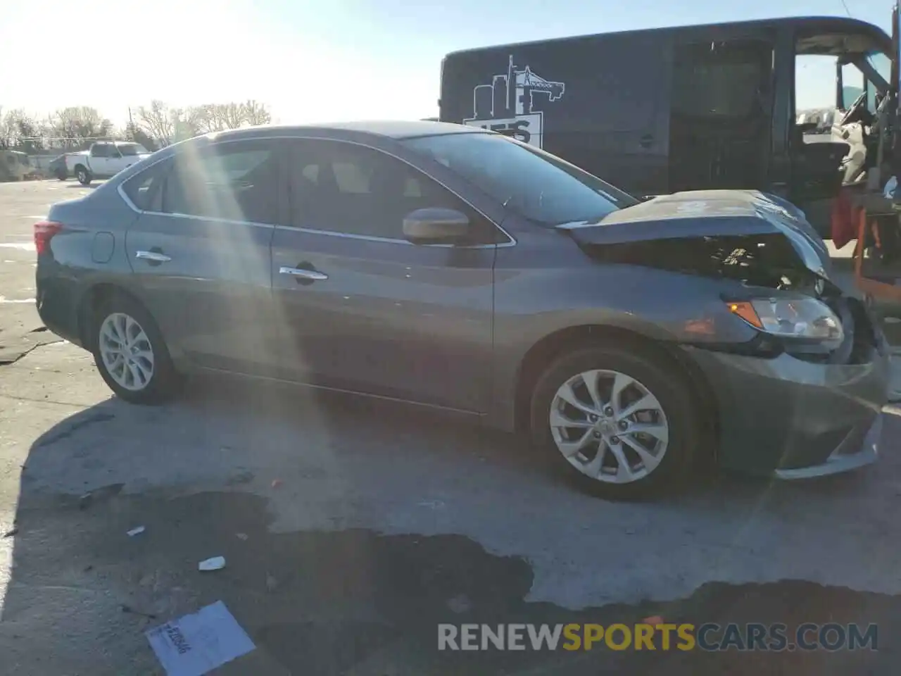 4 Photograph of a damaged car 3N1AB7AP0KY361923 NISSAN SENTRA 2019