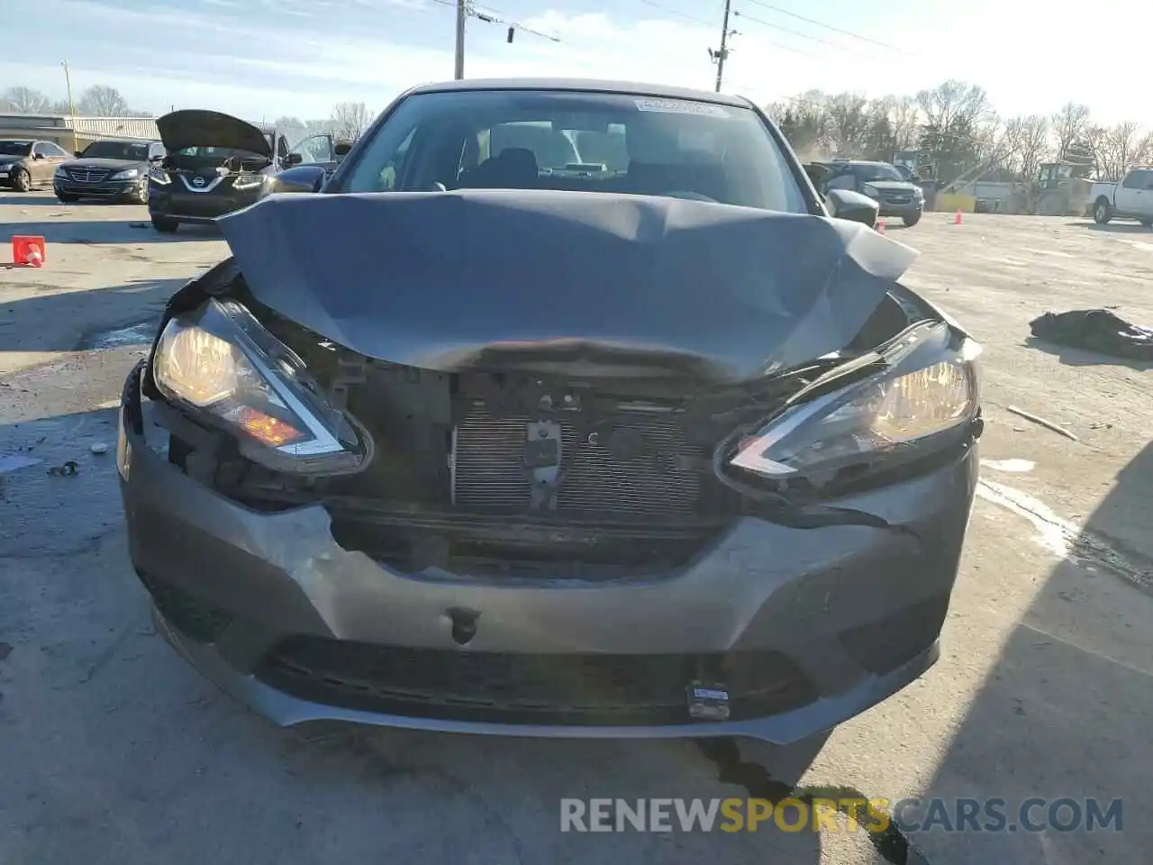 5 Photograph of a damaged car 3N1AB7AP0KY361923 NISSAN SENTRA 2019