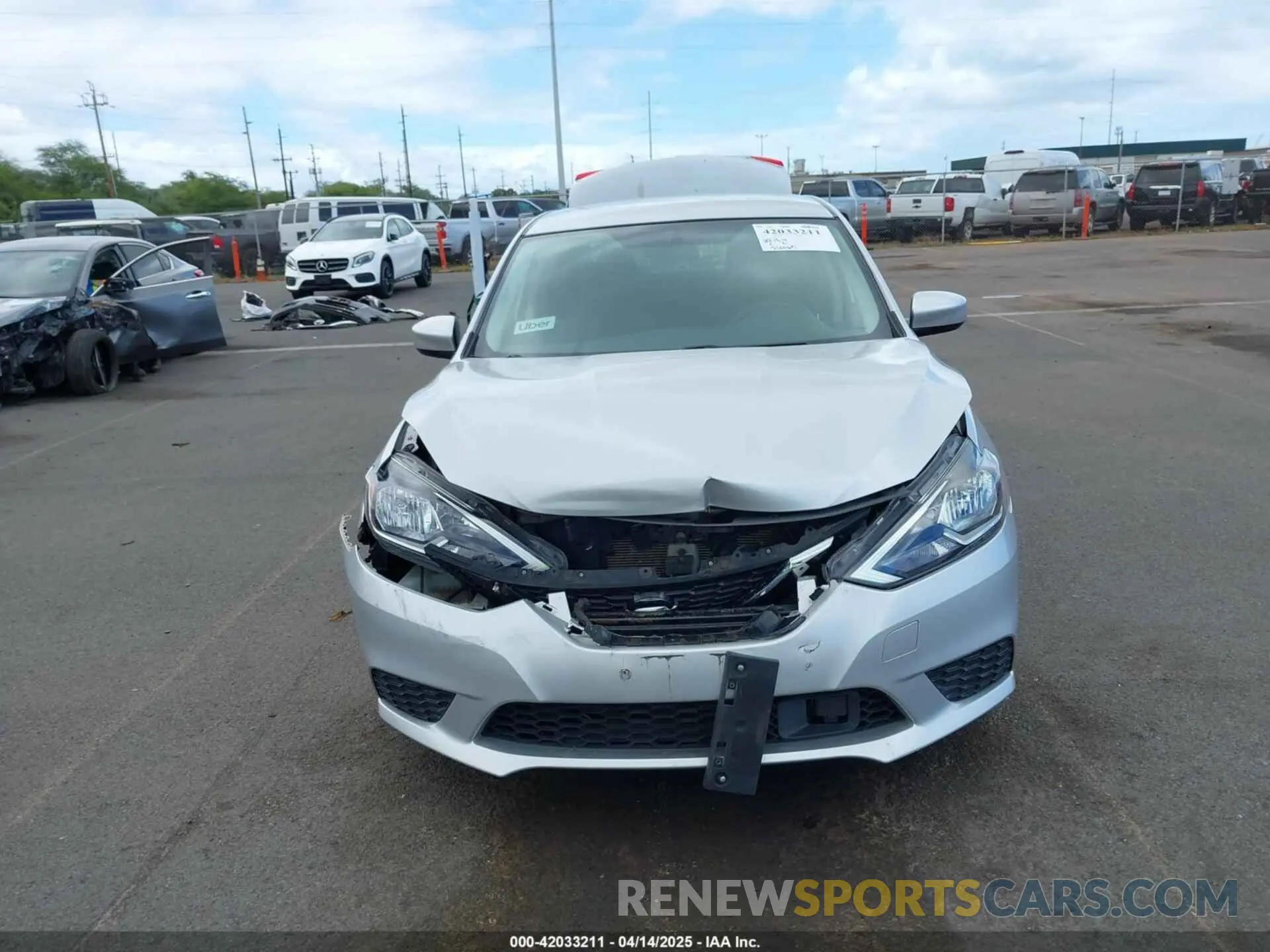 12 Photograph of a damaged car 3N1AB7AP0KY362411 NISSAN SENTRA 2019