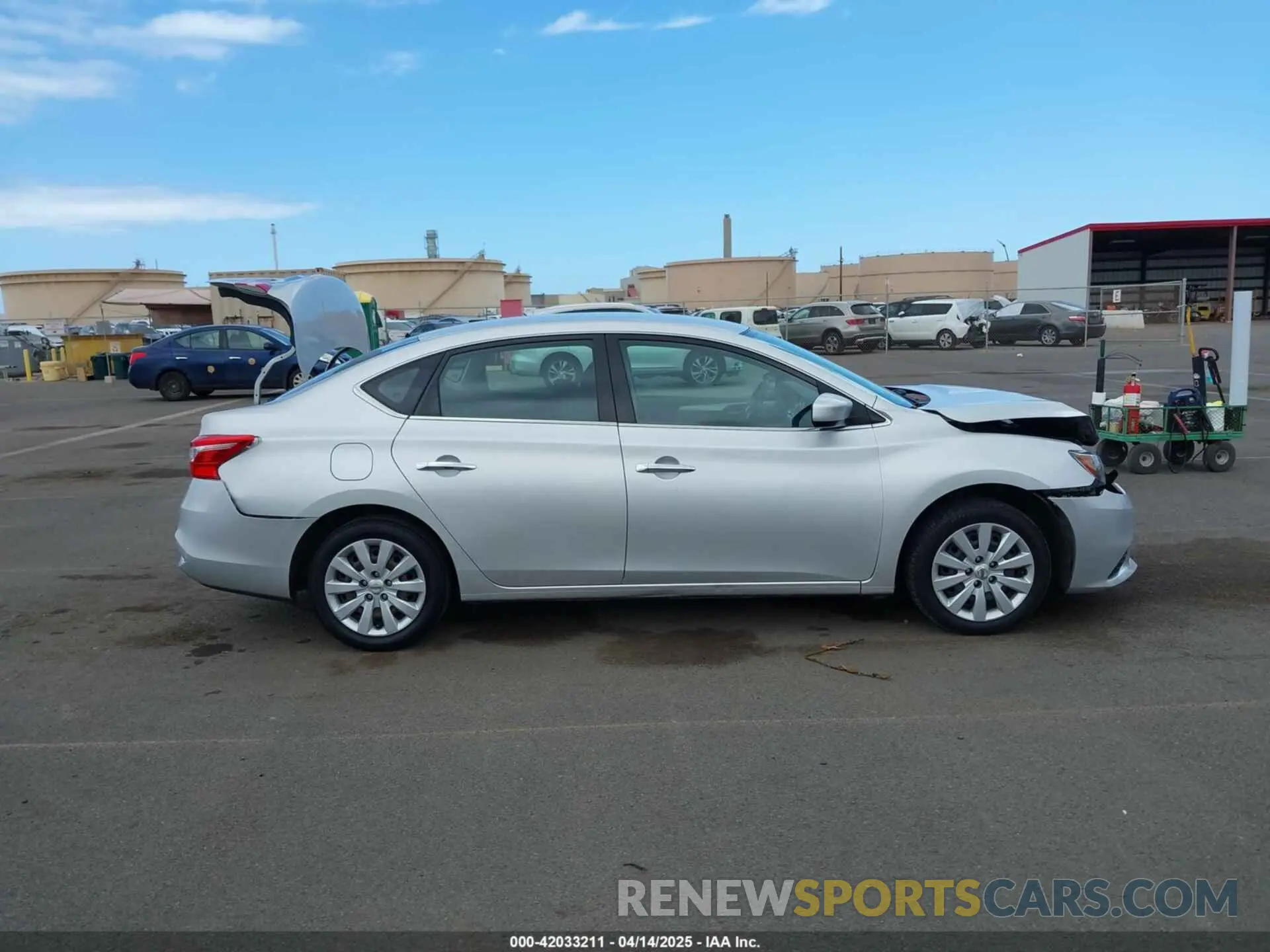 13 Photograph of a damaged car 3N1AB7AP0KY362411 NISSAN SENTRA 2019
