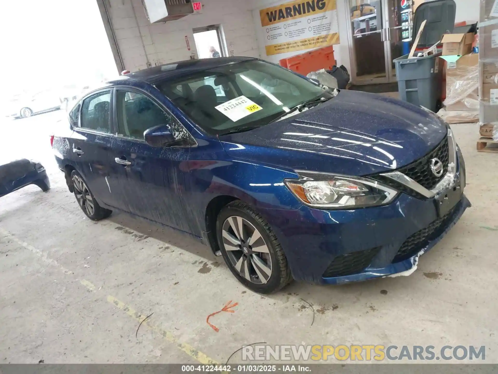 1 Photograph of a damaged car 3N1AB7AP0KY367656 NISSAN SENTRA 2019