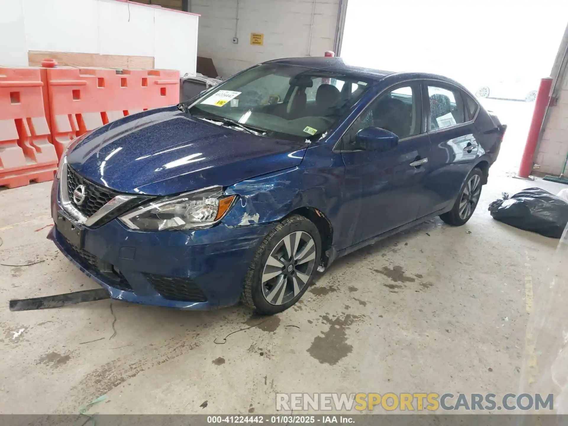 2 Photograph of a damaged car 3N1AB7AP0KY367656 NISSAN SENTRA 2019