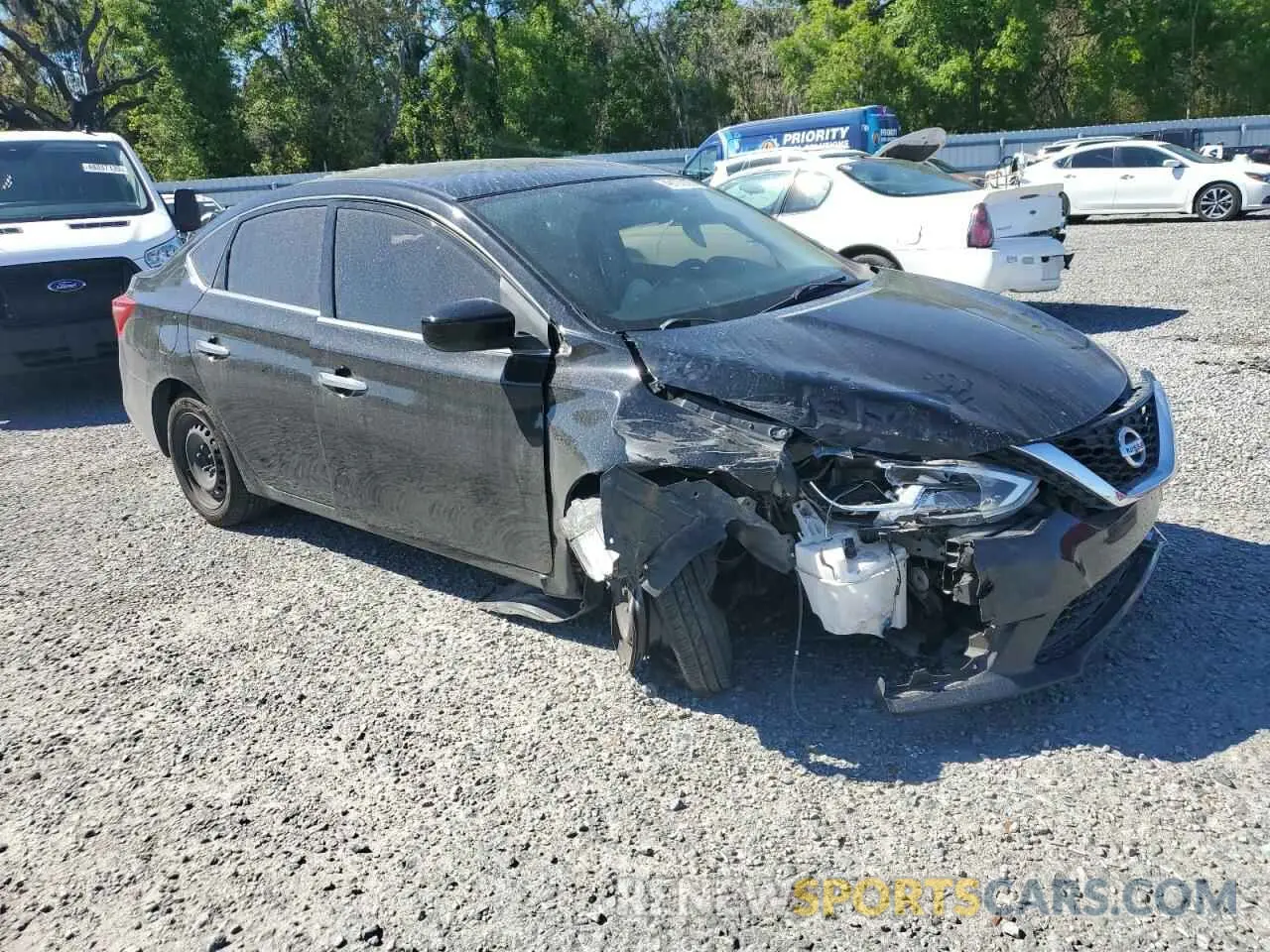 4 Photograph of a damaged car 3N1AB7AP0KY369150 NISSAN SENTRA 2019