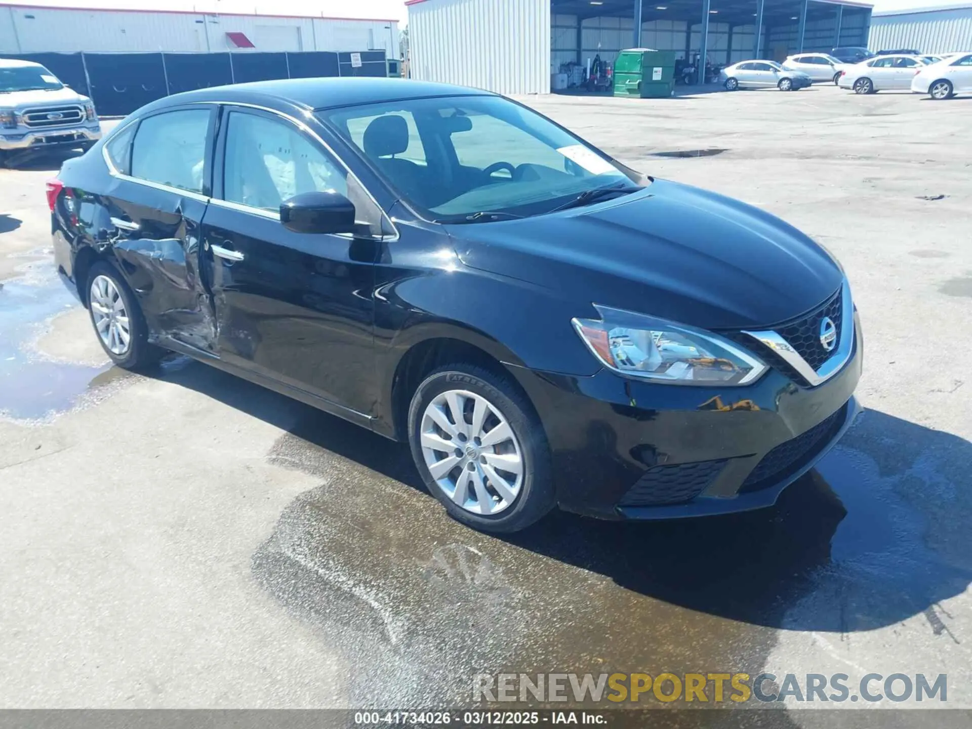 1 Photograph of a damaged car 3N1AB7AP0KY369892 NISSAN SENTRA 2019