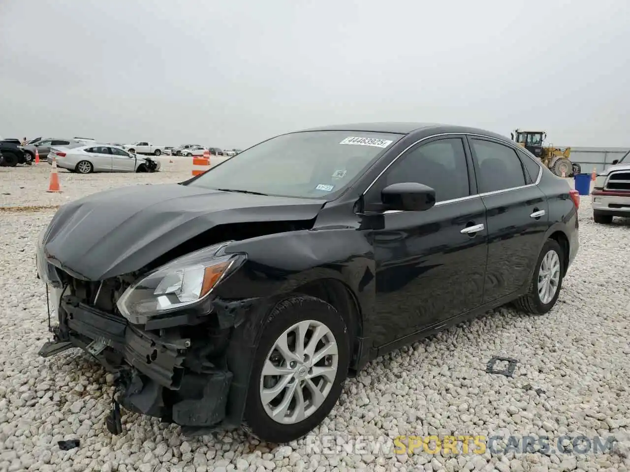 1 Photograph of a damaged car 3N1AB7AP0KY377510 NISSAN SENTRA 2019