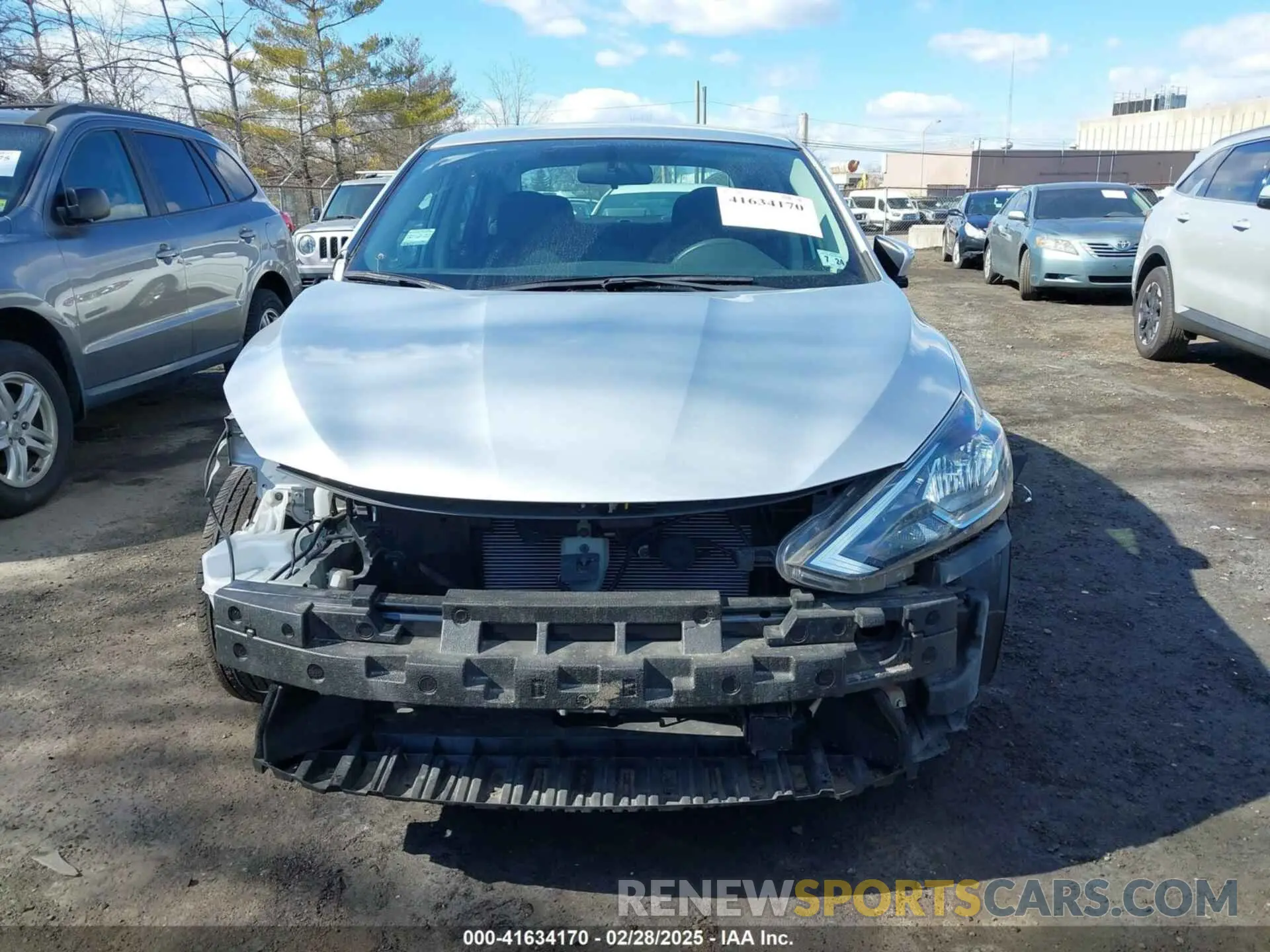 12 Photograph of a damaged car 3N1AB7AP0KY378009 NISSAN SENTRA 2019