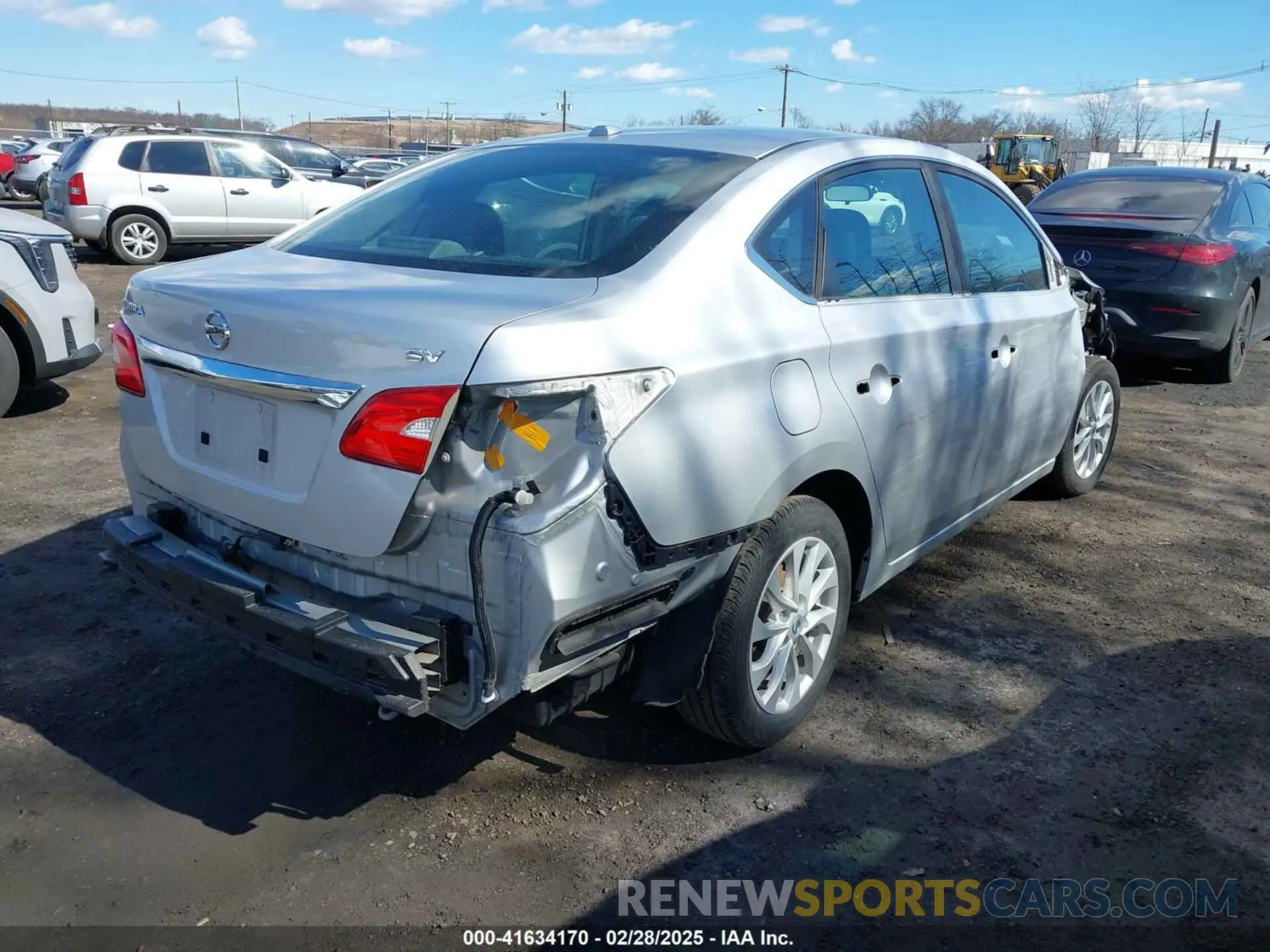 4 Photograph of a damaged car 3N1AB7AP0KY378009 NISSAN SENTRA 2019