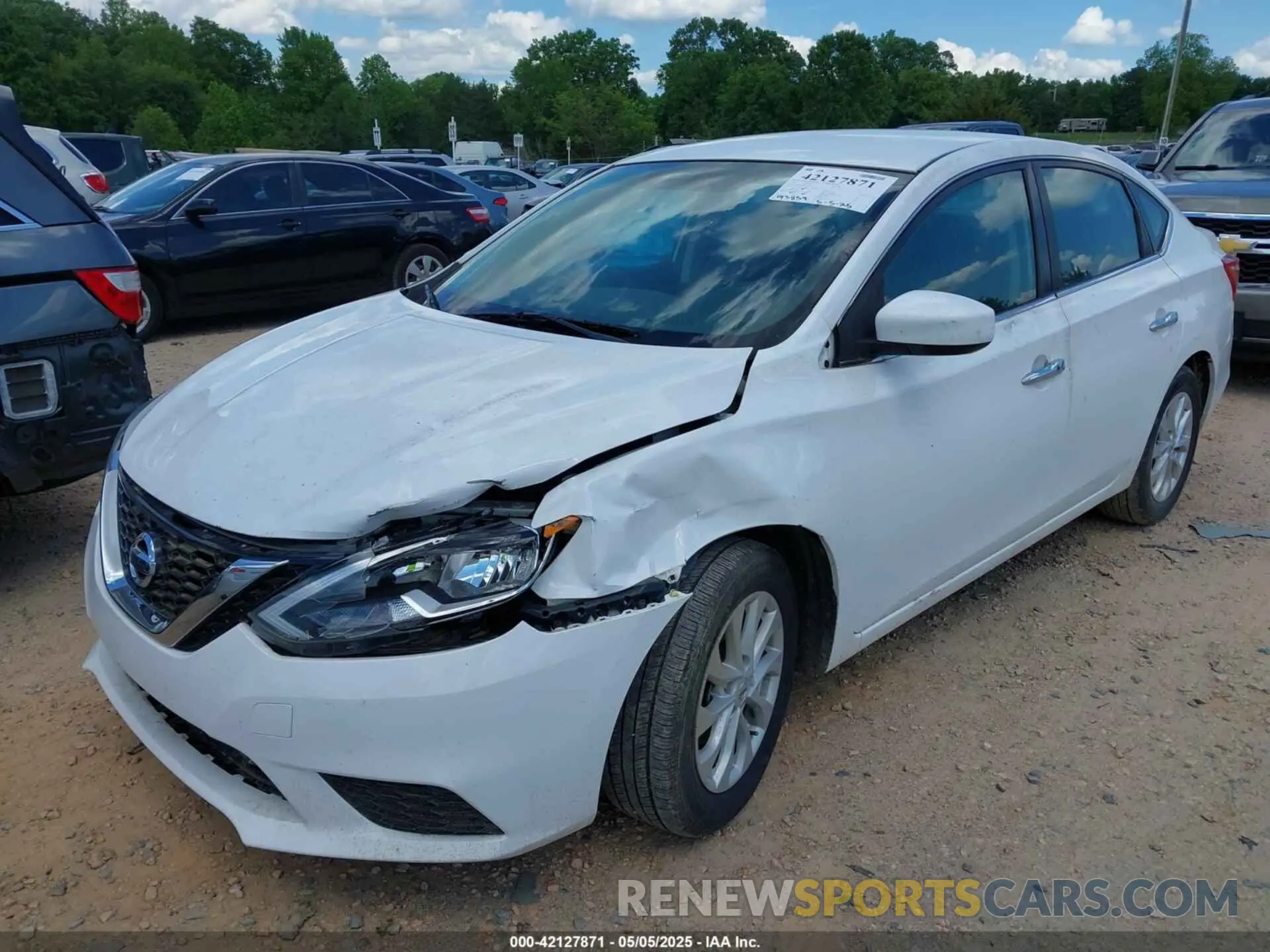 2 Photograph of a damaged car 3N1AB7AP0KY378544 NISSAN SENTRA 2019
