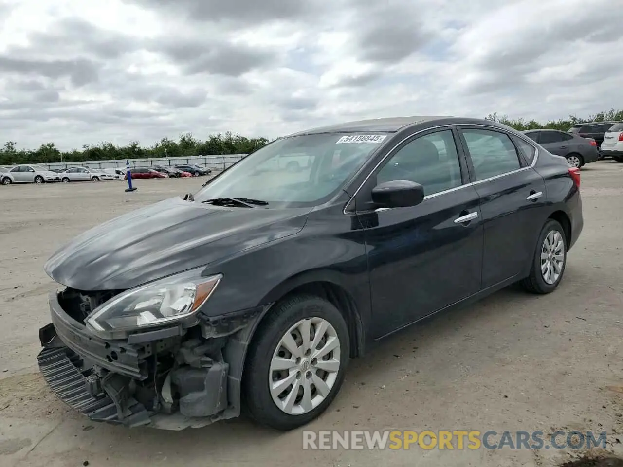 1 Photograph of a damaged car 3N1AB7AP0KY382965 NISSAN SENTRA 2019