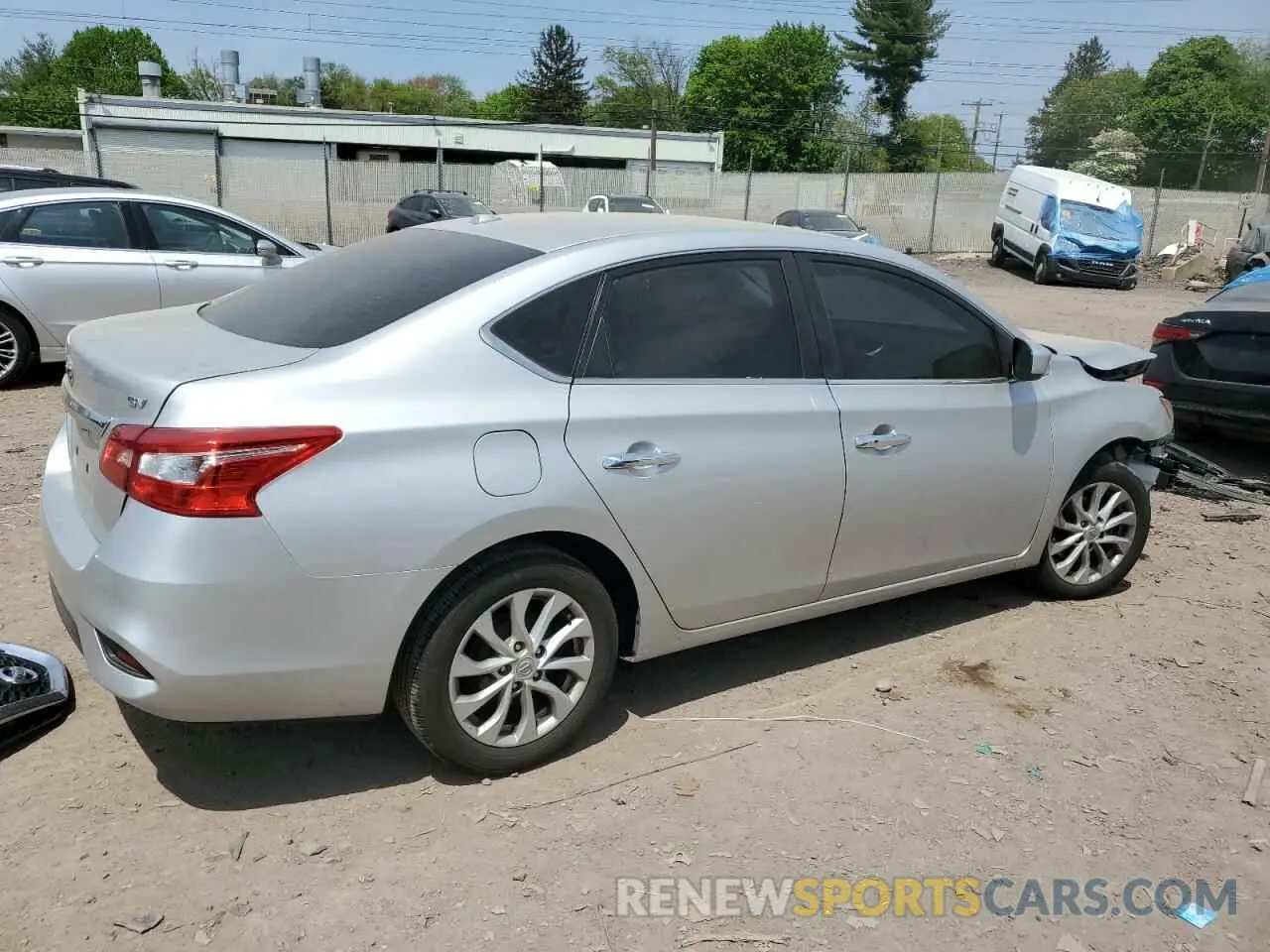3 Photograph of a damaged car 3N1AB7AP0KY390239 NISSAN SENTRA 2019