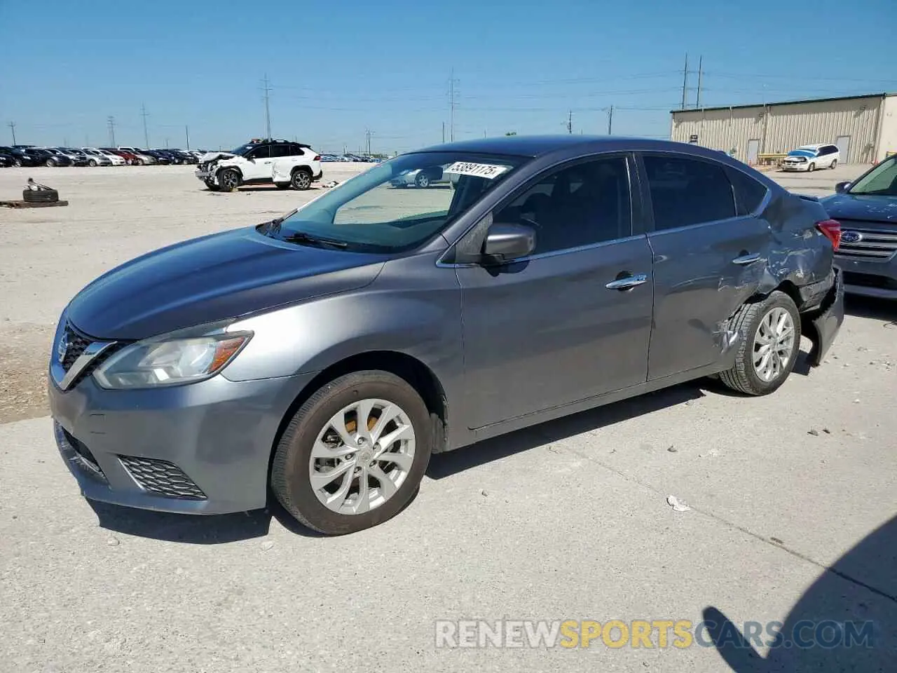 1 Photograph of a damaged car 3N1AB7AP0KY390824 NISSAN SENTRA 2019
