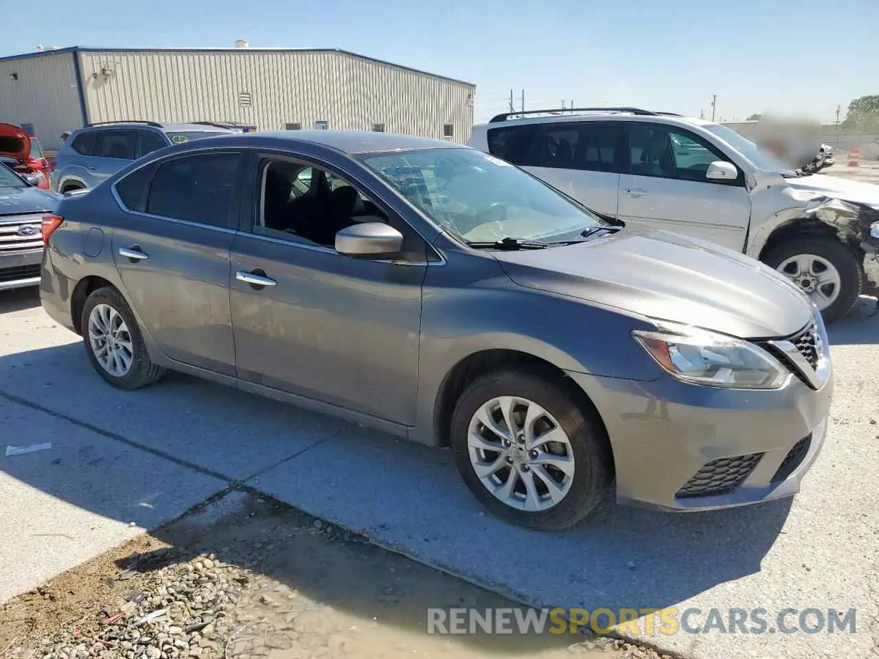 4 Photograph of a damaged car 3N1AB7AP0KY390824 NISSAN SENTRA 2019