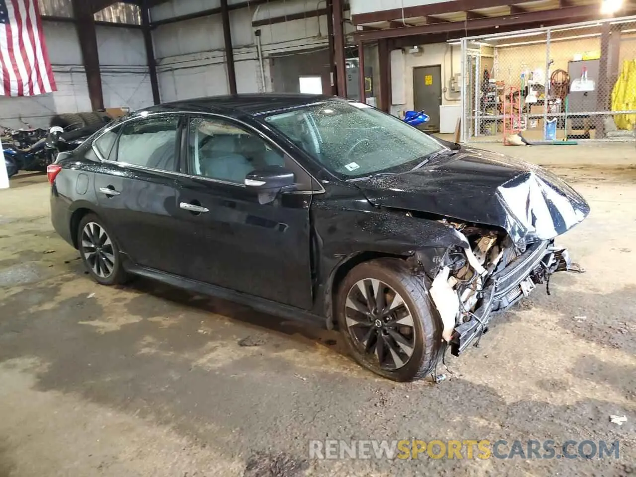 4 Photograph of a damaged car 3N1AB7AP0KY390953 NISSAN SENTRA 2019