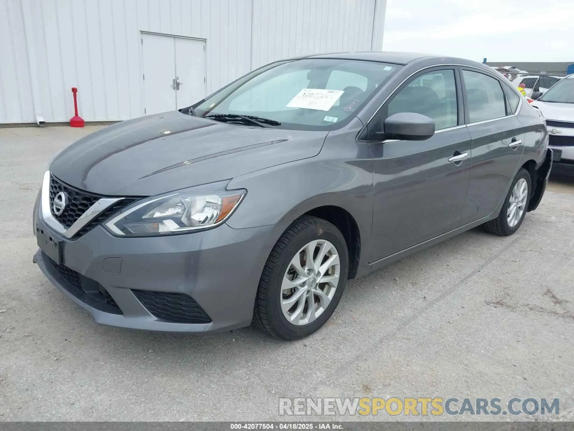 2 Photograph of a damaged car 3N1AB7AP0KY393710 NISSAN SENTRA 2019