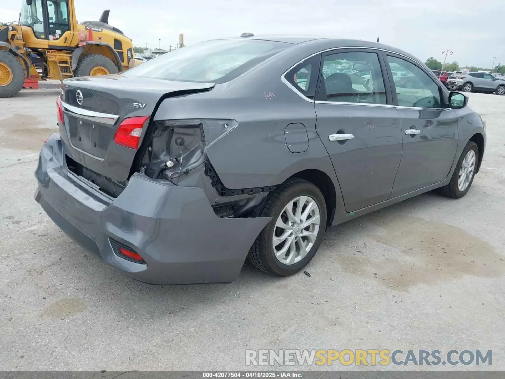 4 Photograph of a damaged car 3N1AB7AP0KY393710 NISSAN SENTRA 2019