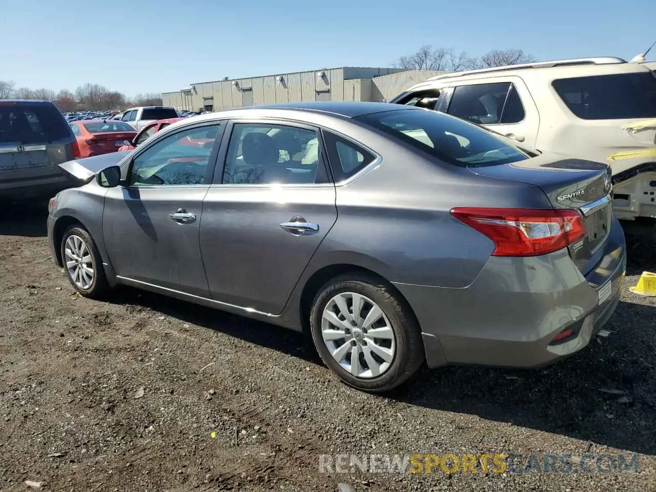 2 Photograph of a damaged car 3N1AB7AP0KY394243 NISSAN SENTRA 2019