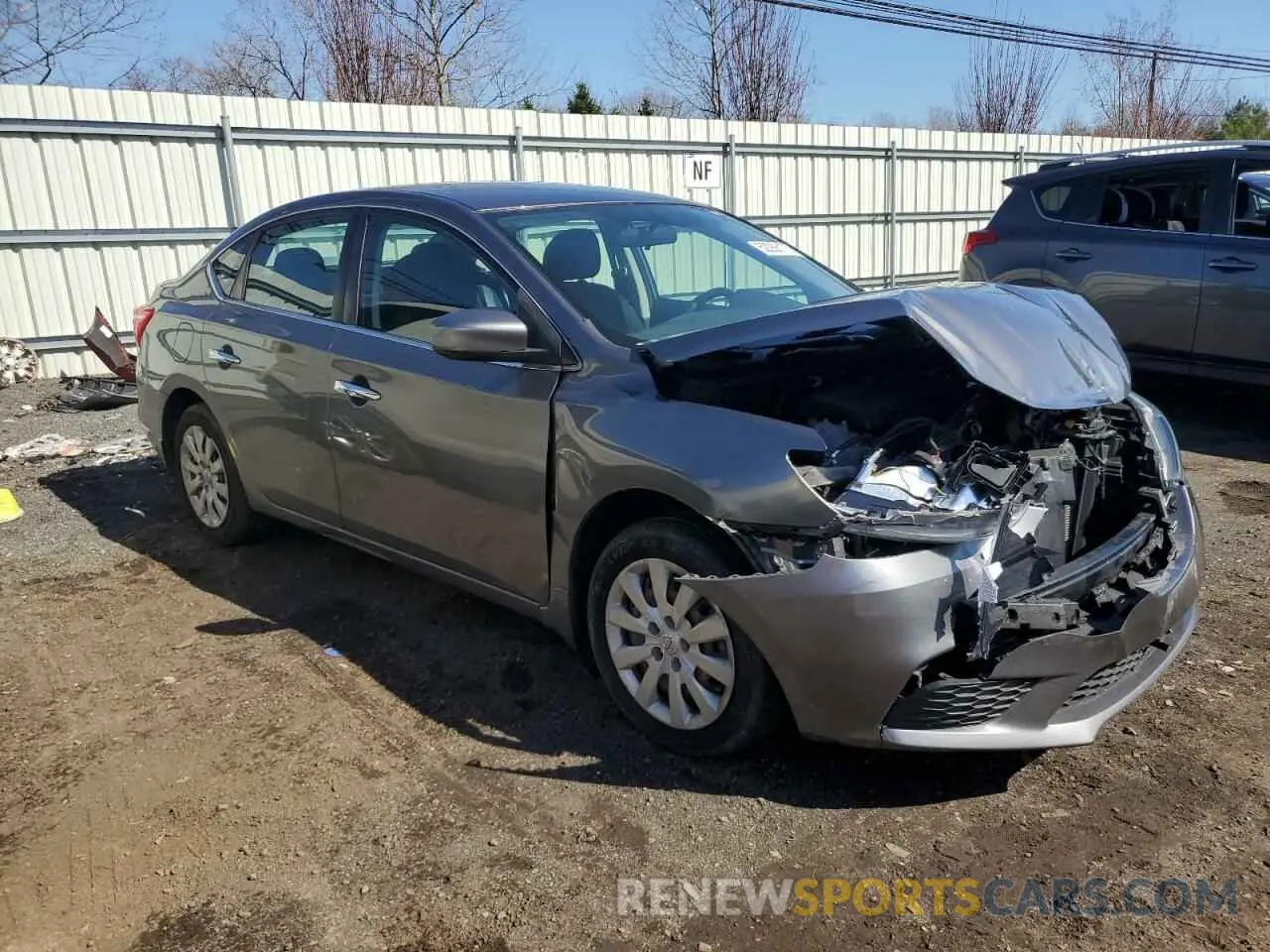 4 Photograph of a damaged car 3N1AB7AP0KY394243 NISSAN SENTRA 2019