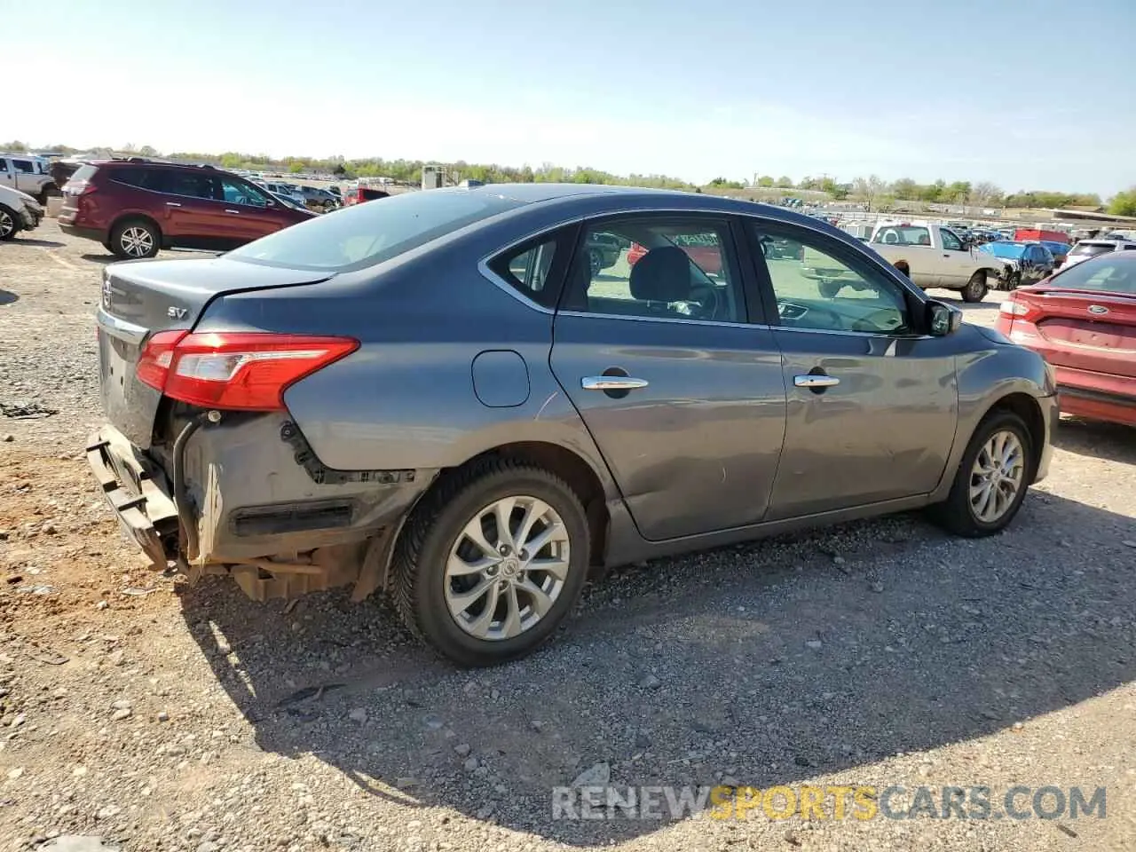 3 Photograph of a damaged car 3N1AB7AP0KY397014 NISSAN SENTRA 2019
