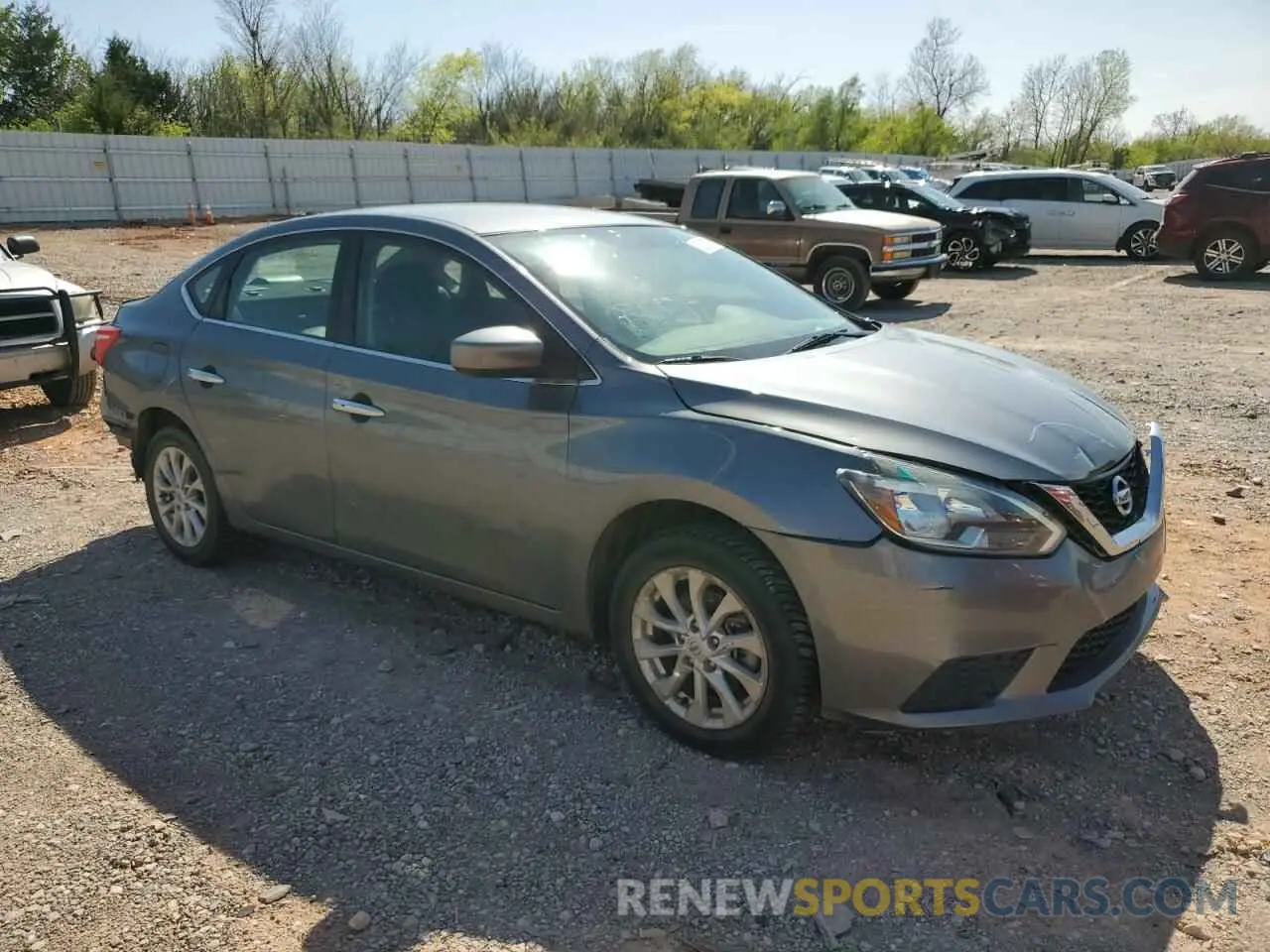 4 Photograph of a damaged car 3N1AB7AP0KY397014 NISSAN SENTRA 2019