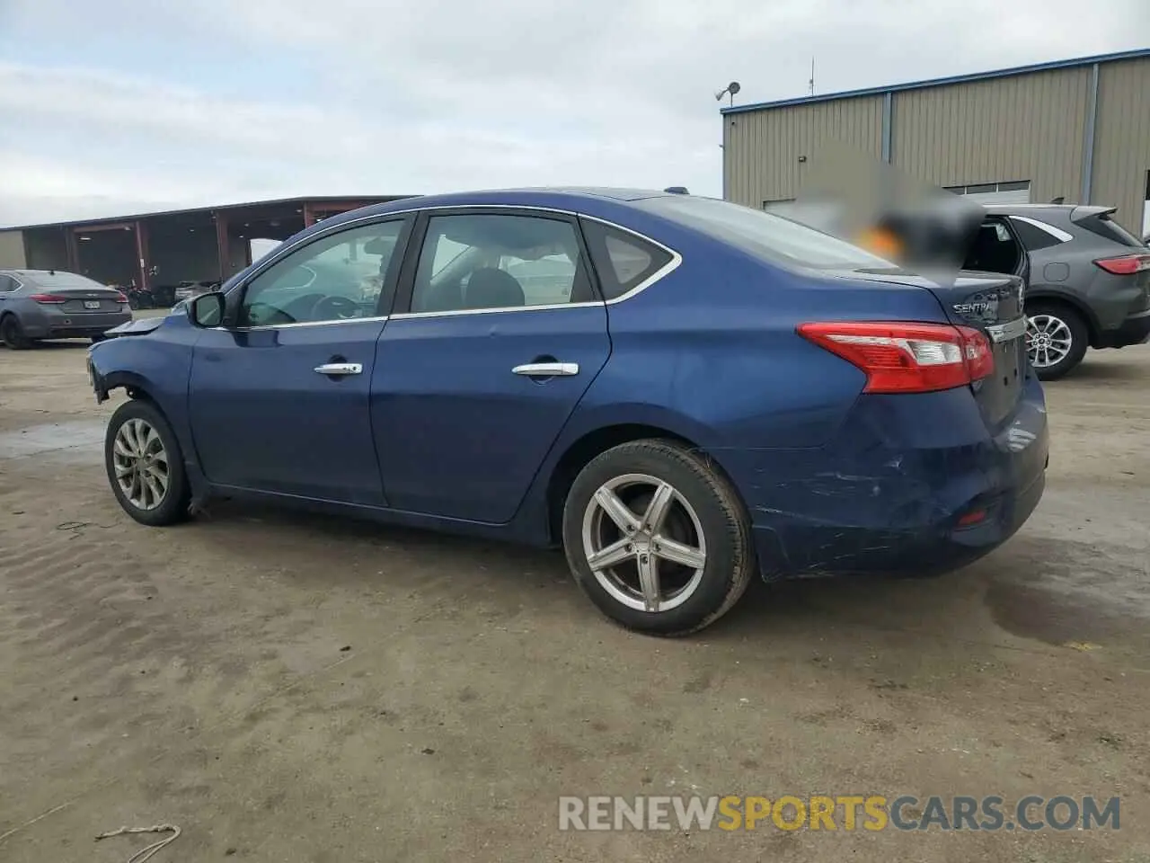 2 Photograph of a damaged car 3N1AB7AP0KY400168 NISSAN SENTRA 2019