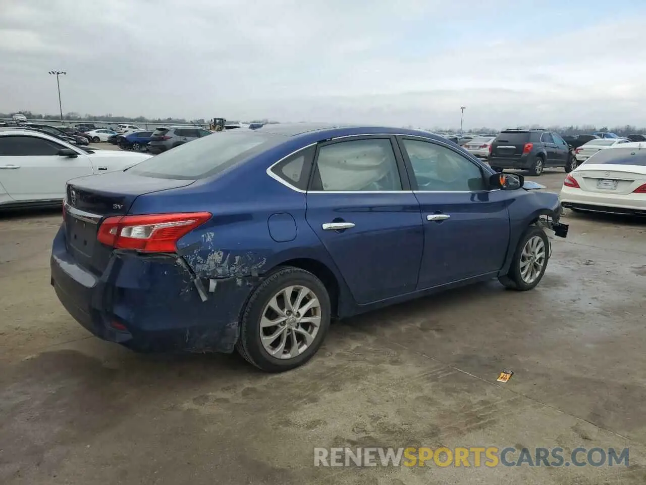 3 Photograph of a damaged car 3N1AB7AP0KY400168 NISSAN SENTRA 2019