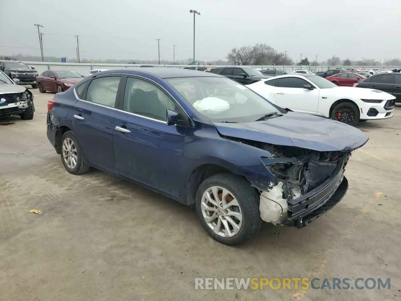 4 Photograph of a damaged car 3N1AB7AP0KY400168 NISSAN SENTRA 2019