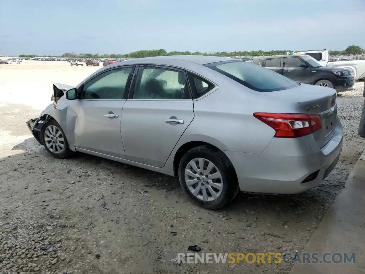 2 Photograph of a damaged car 3N1AB7AP0KY404575 NISSAN SENTRA 2019
