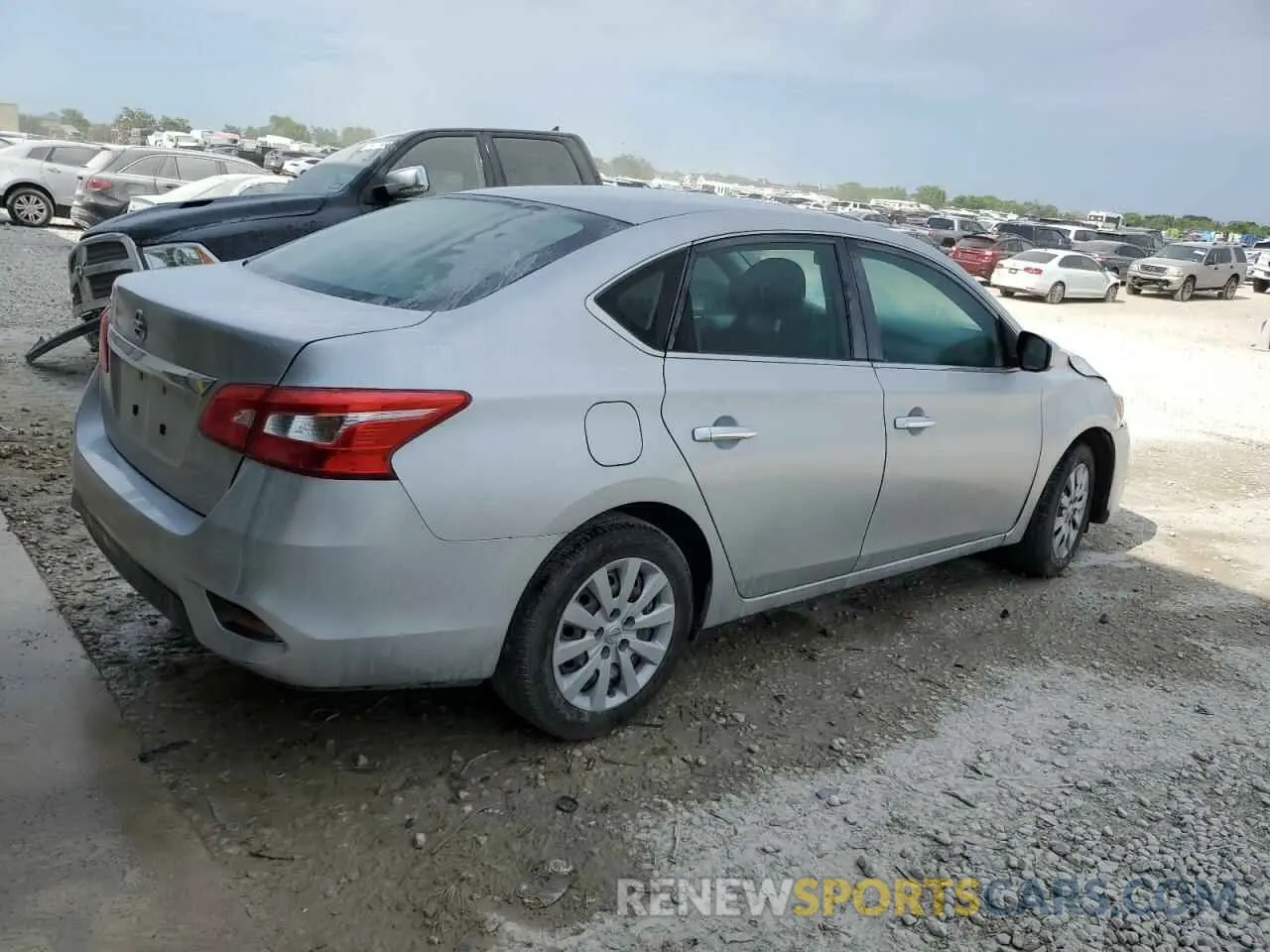 3 Photograph of a damaged car 3N1AB7AP0KY404575 NISSAN SENTRA 2019