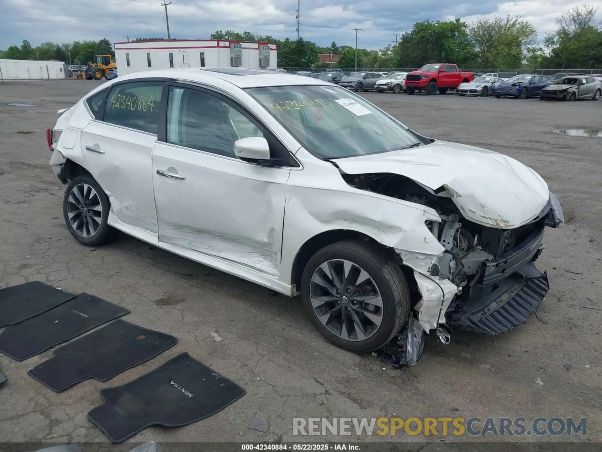 1 Photograph of a damaged car 3N1AB7AP0KY405287 NISSAN SENTRA 2019