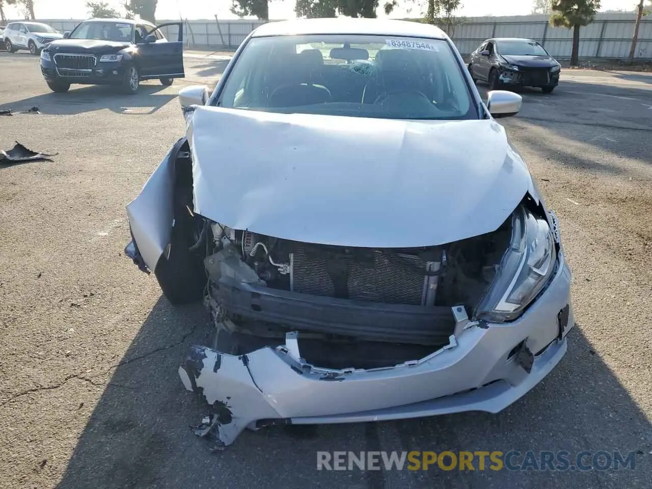 5 Photograph of a damaged car 3N1AB7AP0KY406083 NISSAN SENTRA 2019